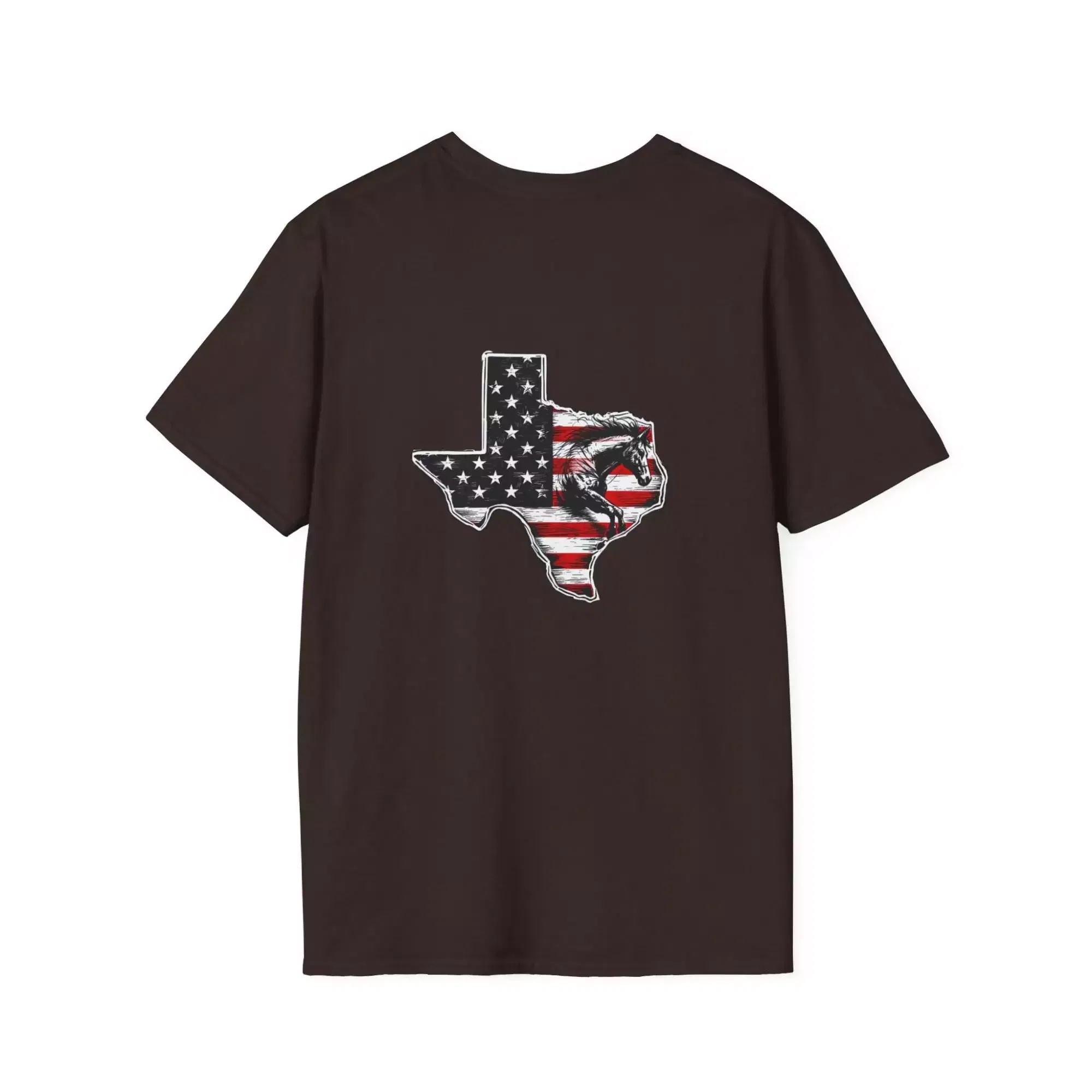 Texas Flag T-Shirt - Patriotic Bronco Design - Image 12