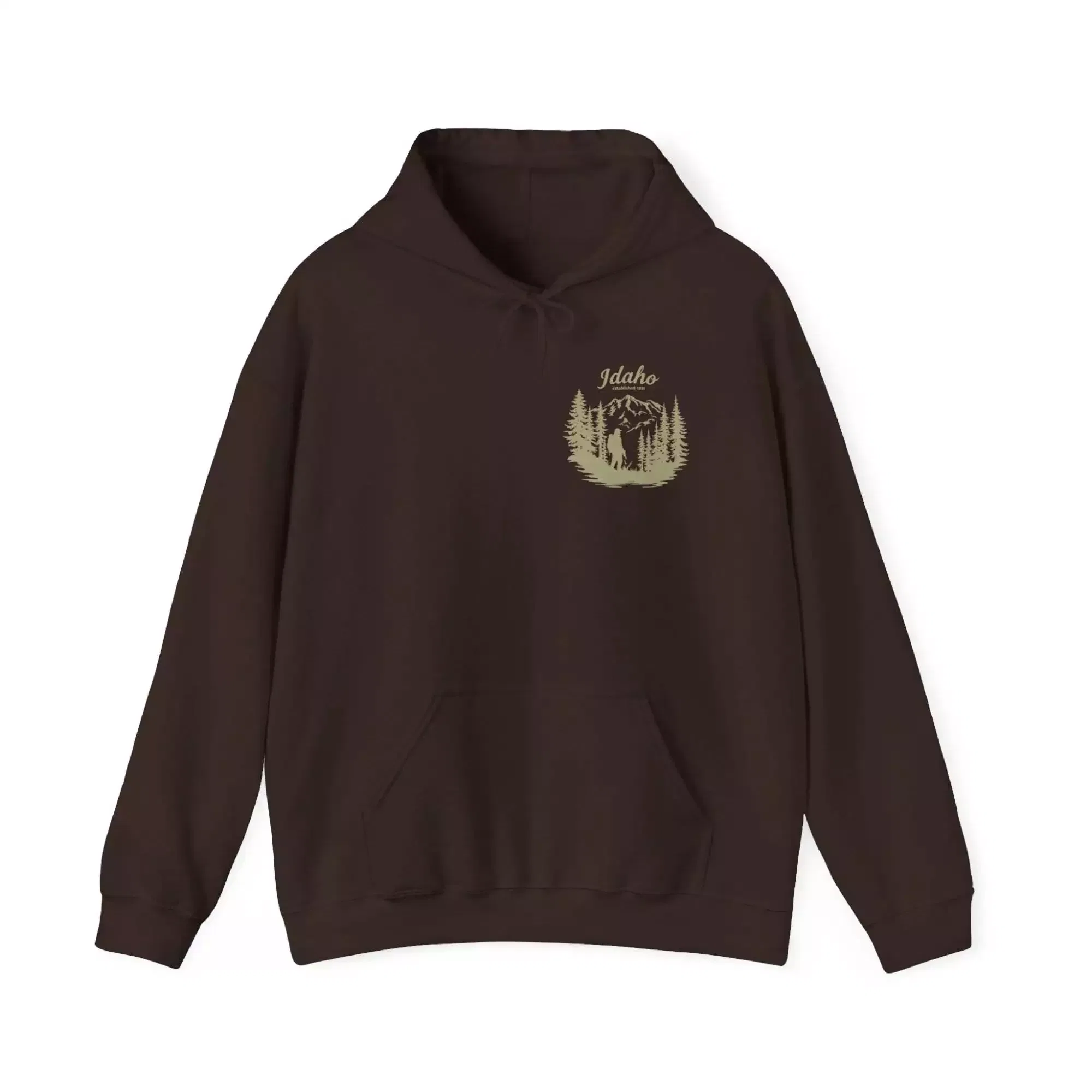 Idaho Pride Unisex Heavy Blend™ Hooded Sweatshirt, Casual Wear, Gifts for Idahoans, Outdoor Adventure Apparel, Comfortable & Cozy - Image 9
