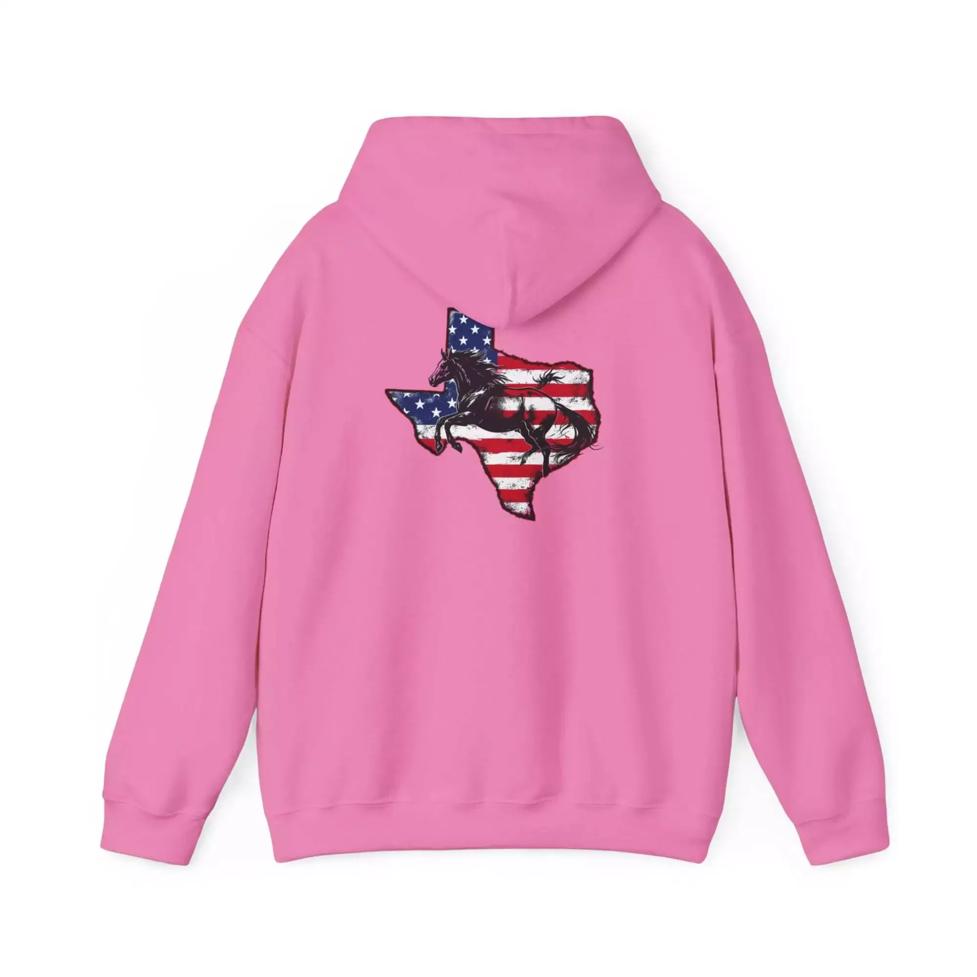 Patriotic Texas Themed Hoodie - Bronco - Lonestar State - Image 20