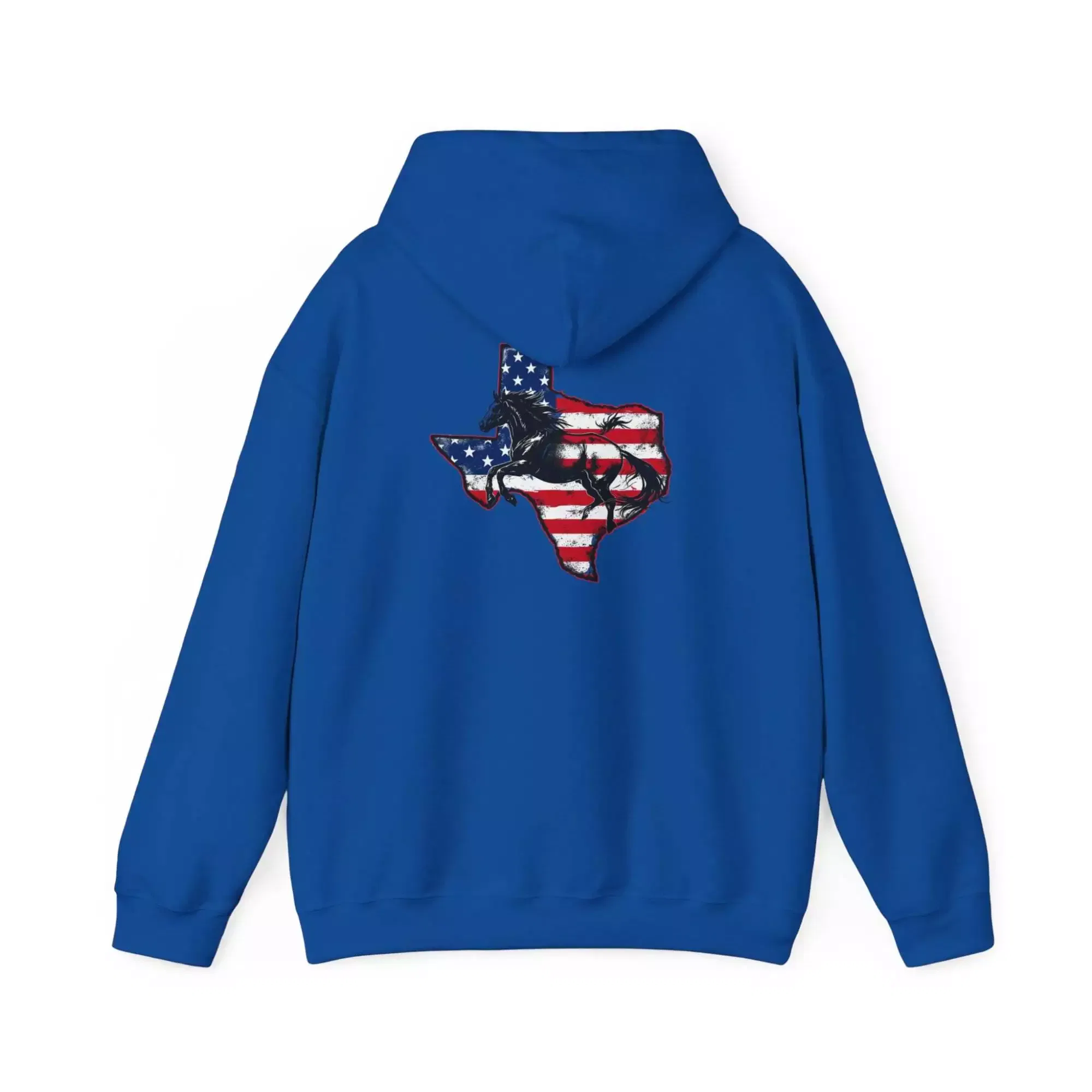 Patriotic Texas Themed Hoodie - Bronco - Lonestar State - Image 28