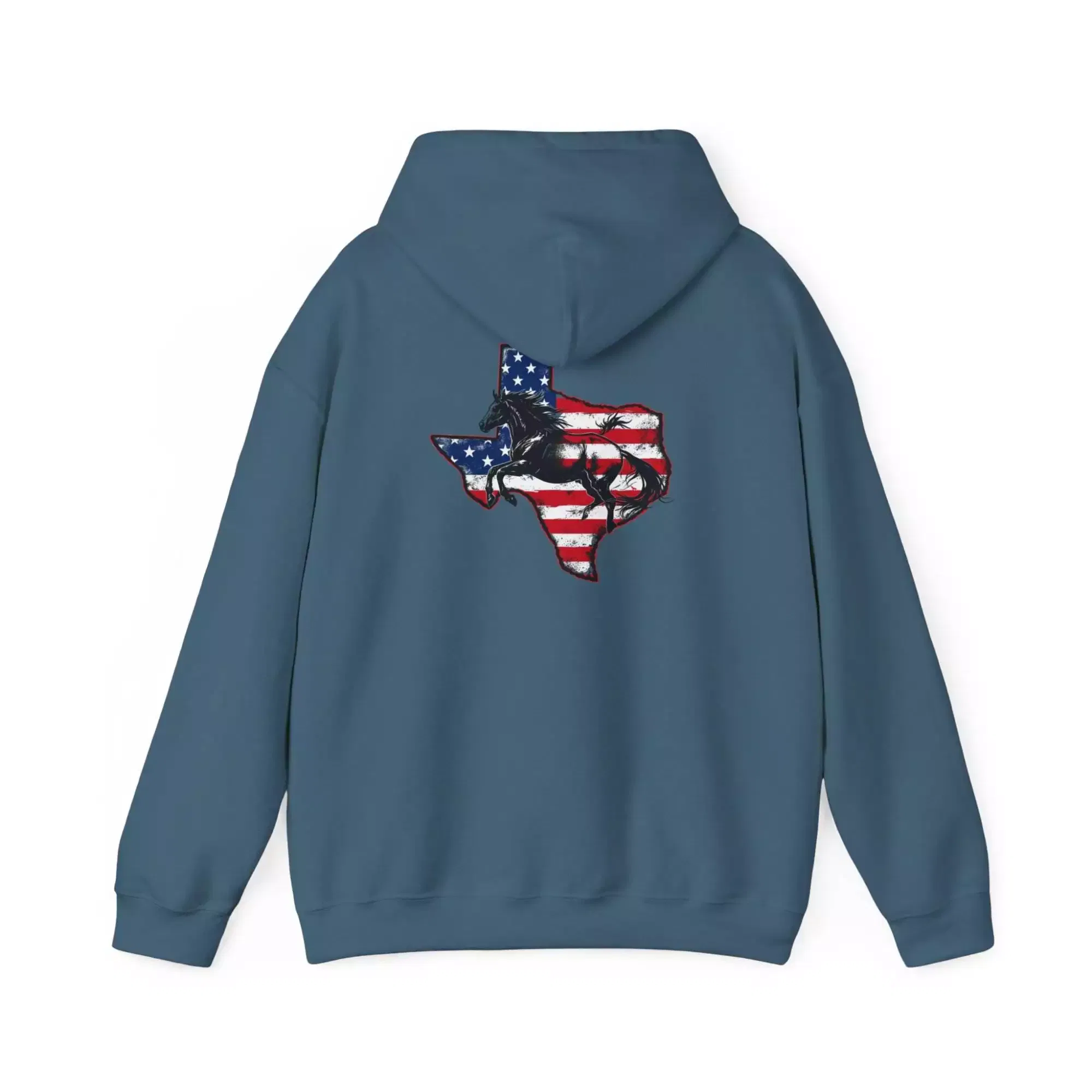 Patriotic Texas Themed Hoodie - Bronco - Lonestar State - Image 24