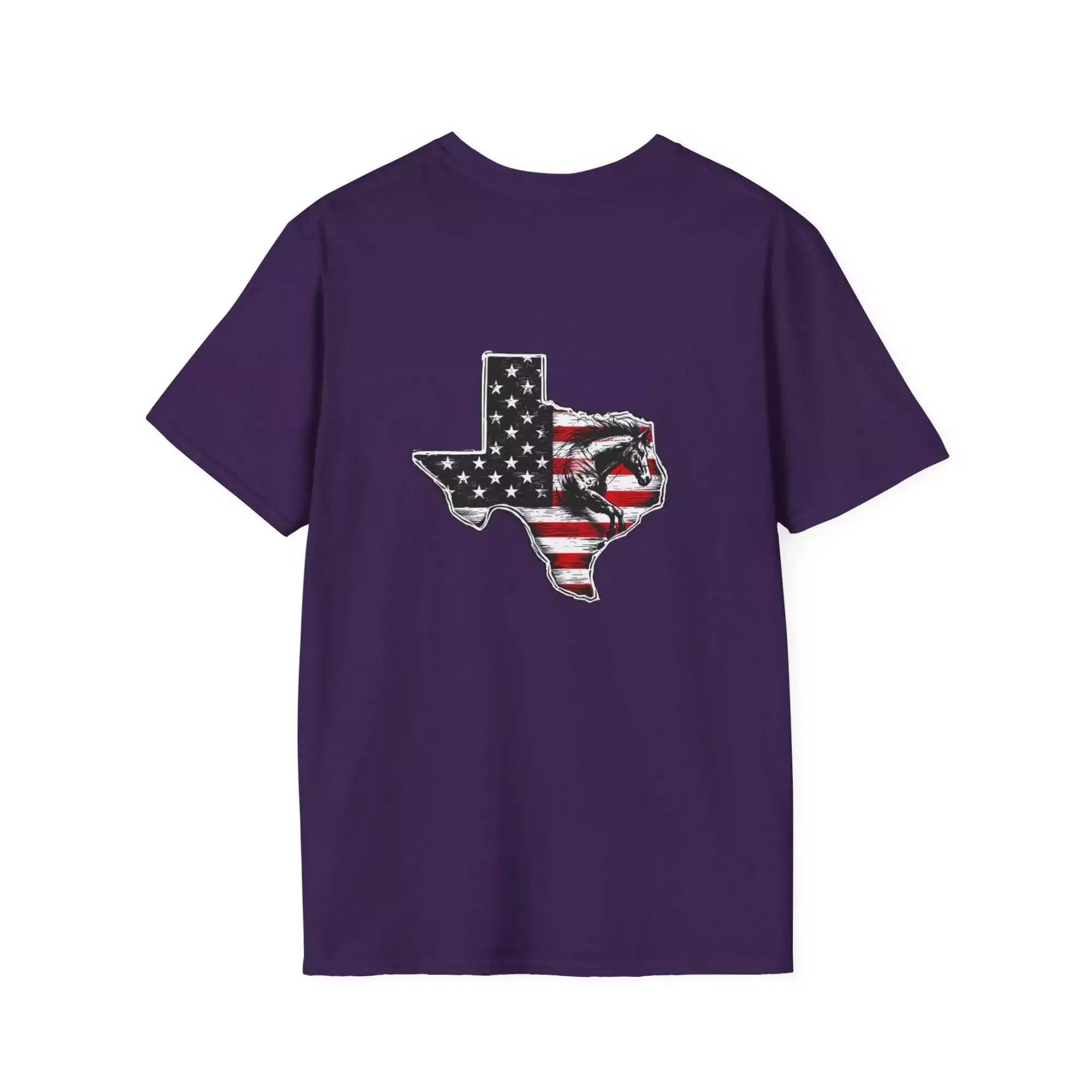 Texas Flag T-Shirt - Patriotic Bronco Design - Image 20
