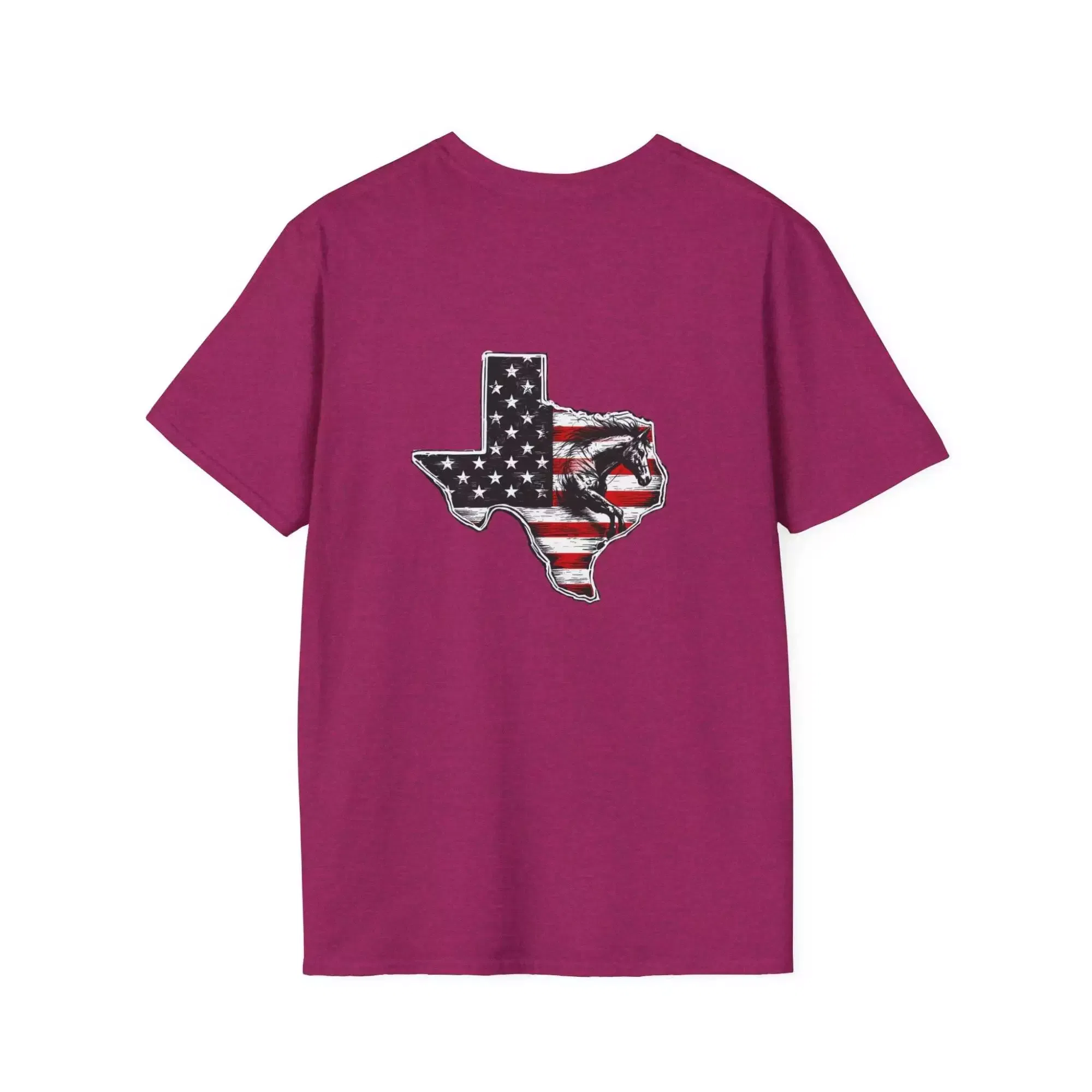 Texas Flag T-Shirt - Patriotic Bronco Design - Image 16