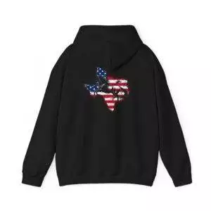 Patriotic Texas Themed Hoodie – Bronco – Lonestar State