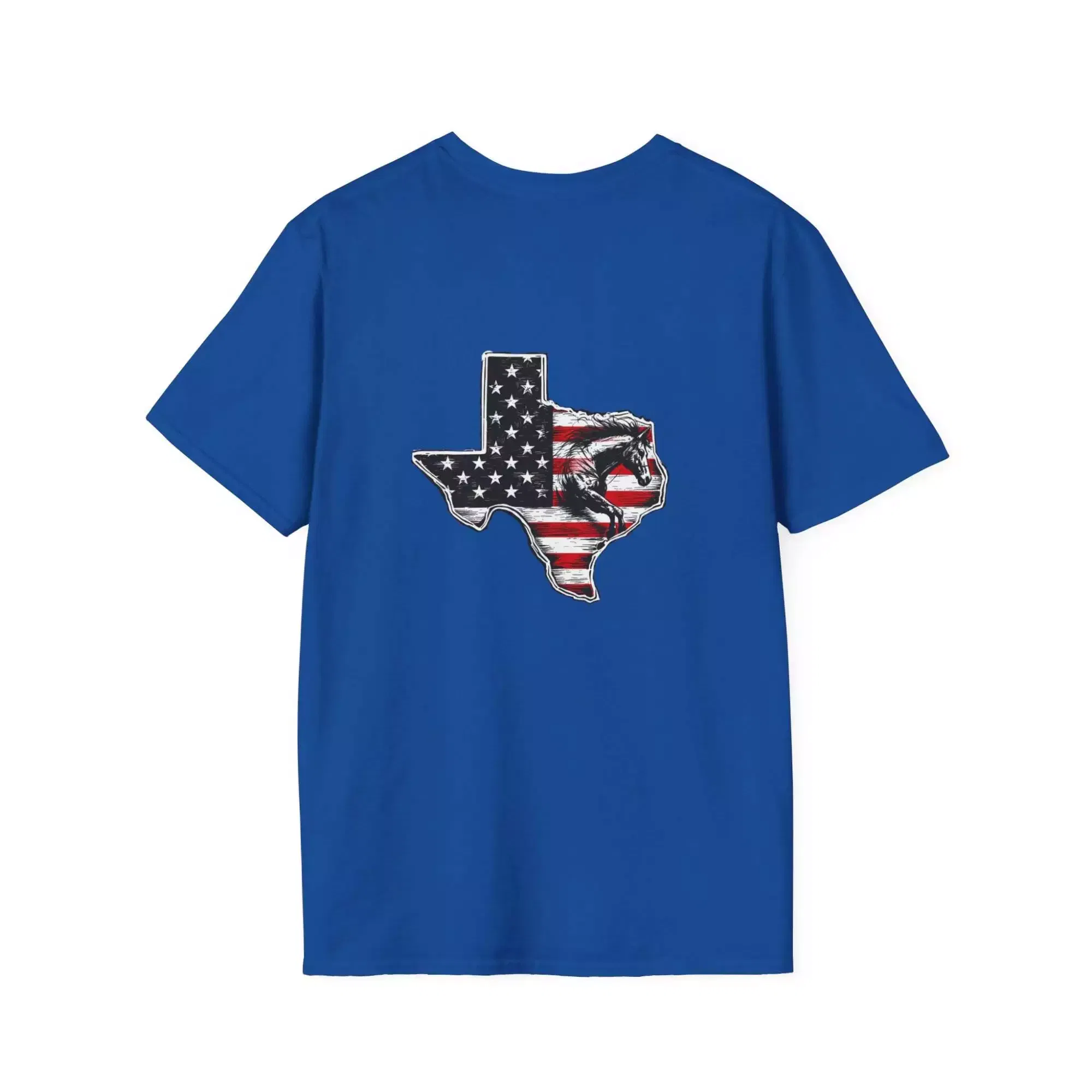 Texas Flag T-Shirt - Patriotic Bronco Design - Image 22