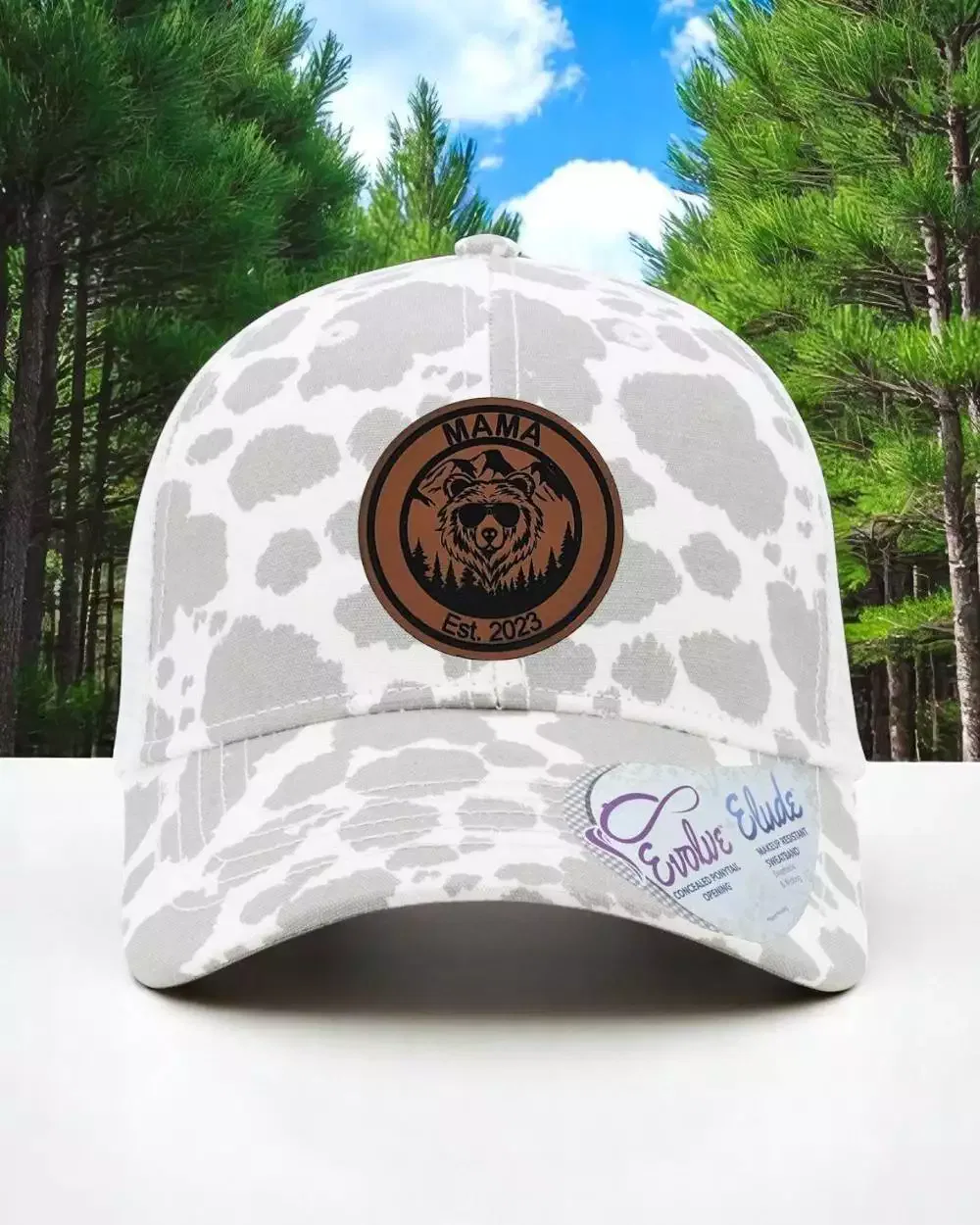 Customizable Mama Bear Hat Patch - Special Gifts for Mom