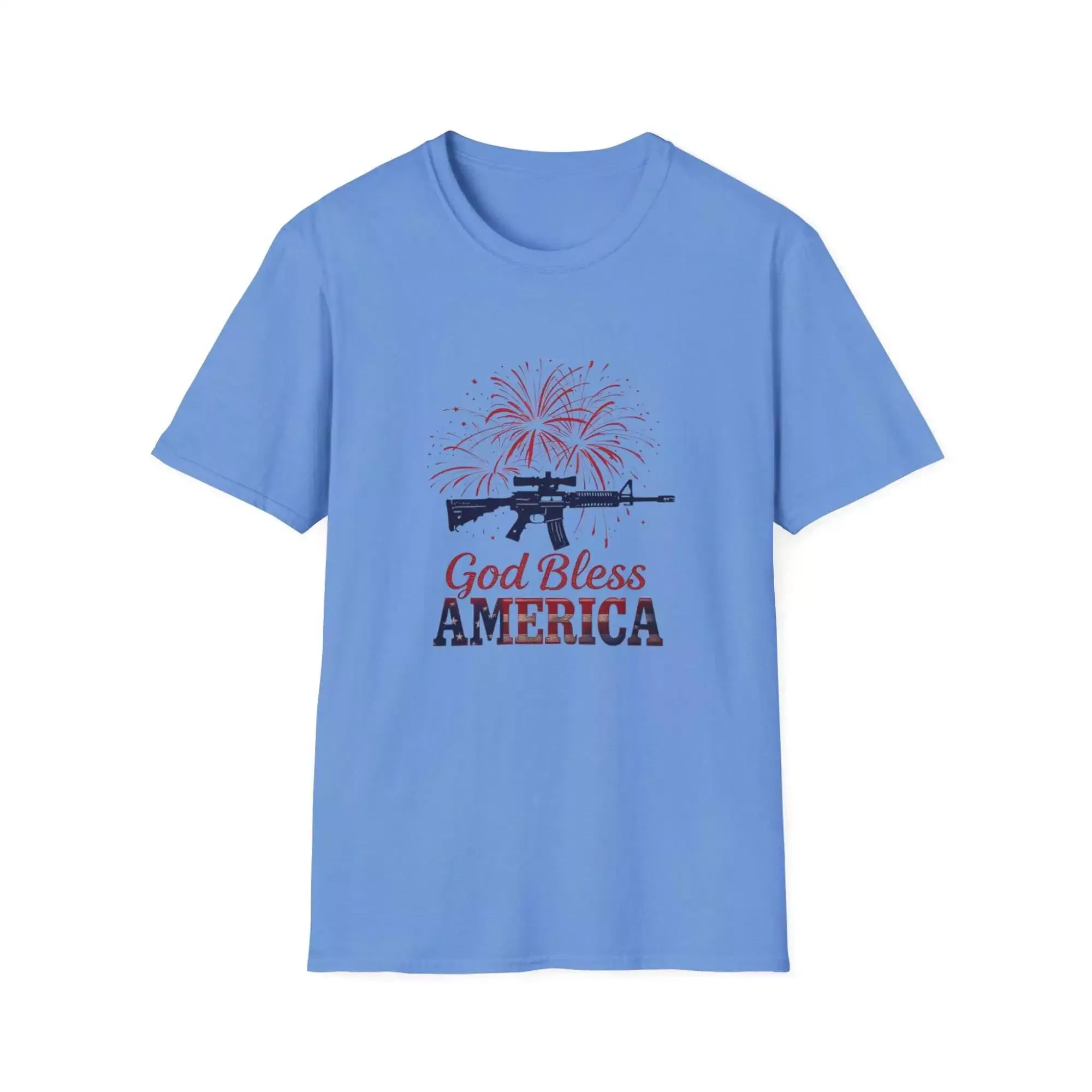 Patriotic T-Shirt - God Bless America - 4th of July Tee - Image 7