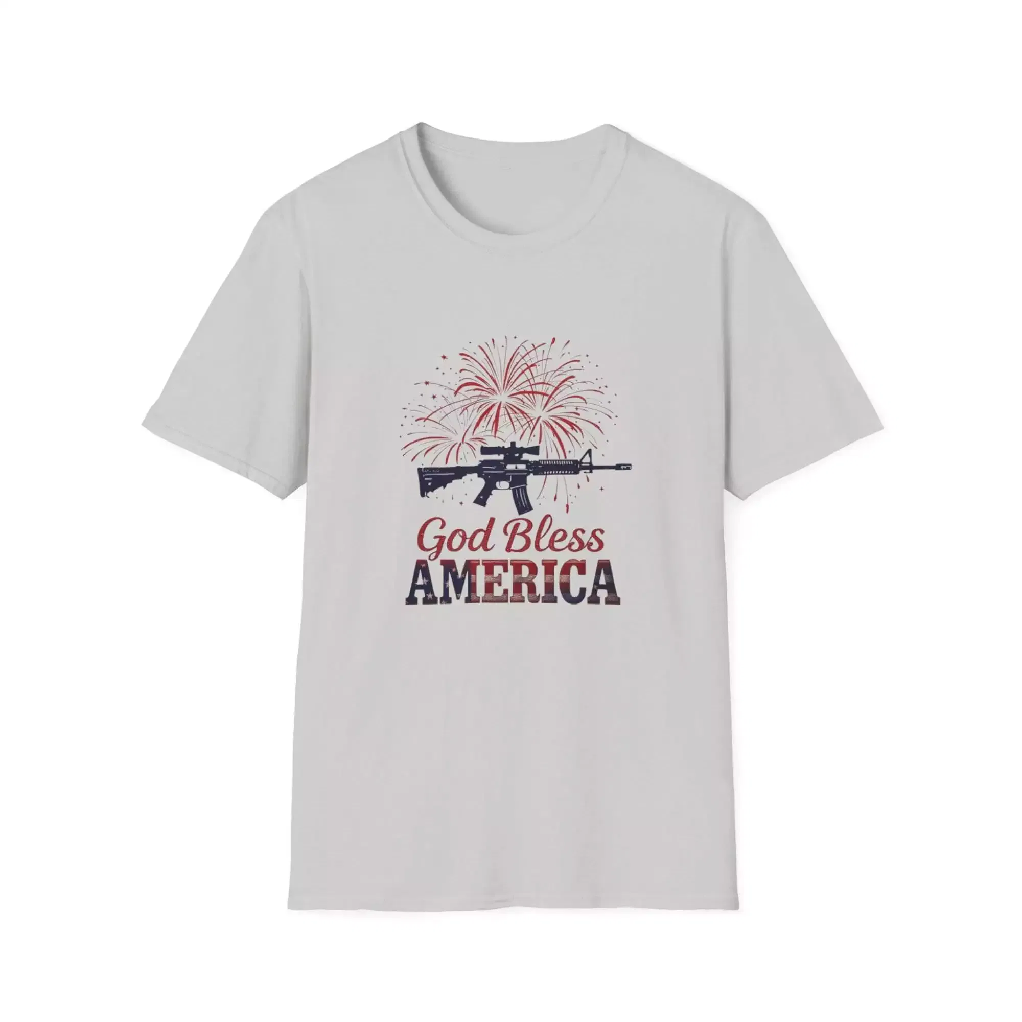 Patriotic T-Shirt - God Bless America - 4th of July Tee - Image 3