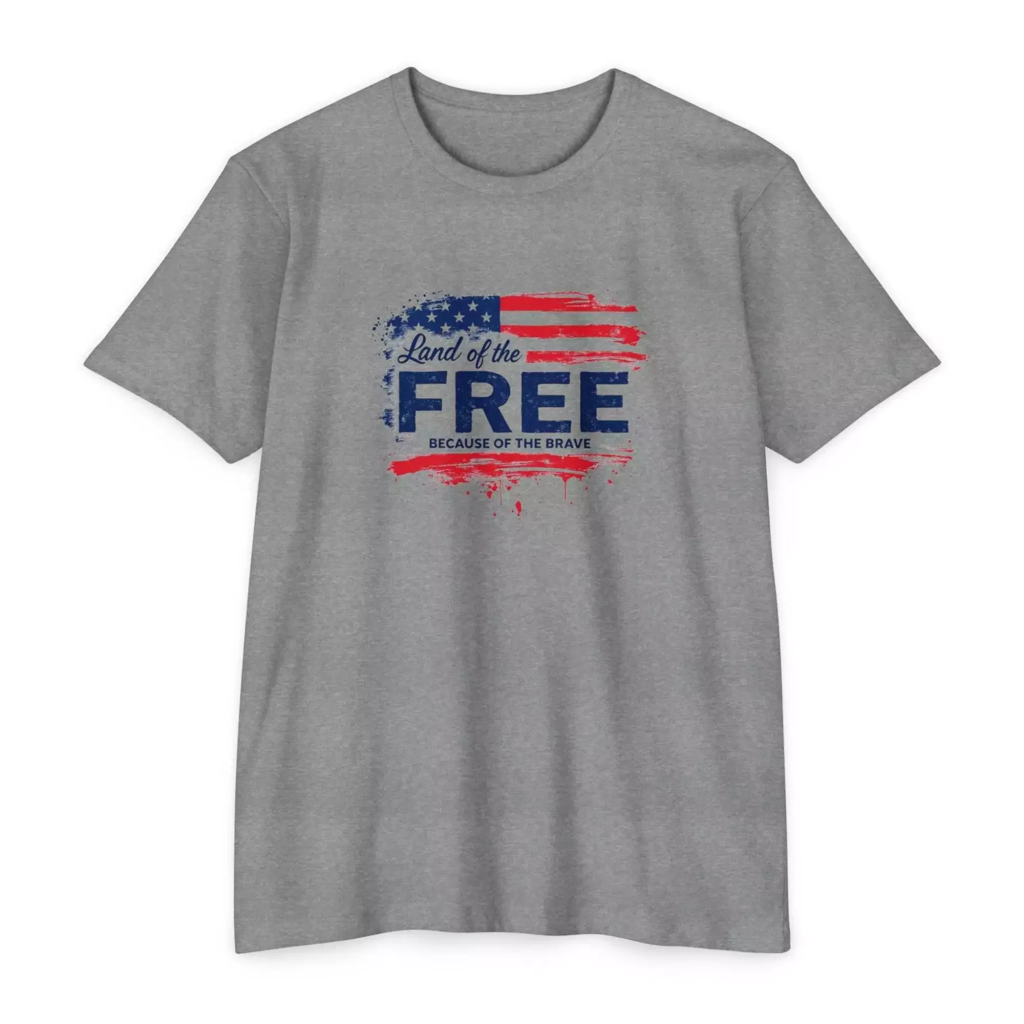 Patriotic Graphic Tee, USA Pride Shirt, Land of the Free T-Shirt, Independence Day Gift, Casual Summer Wear - Image 9