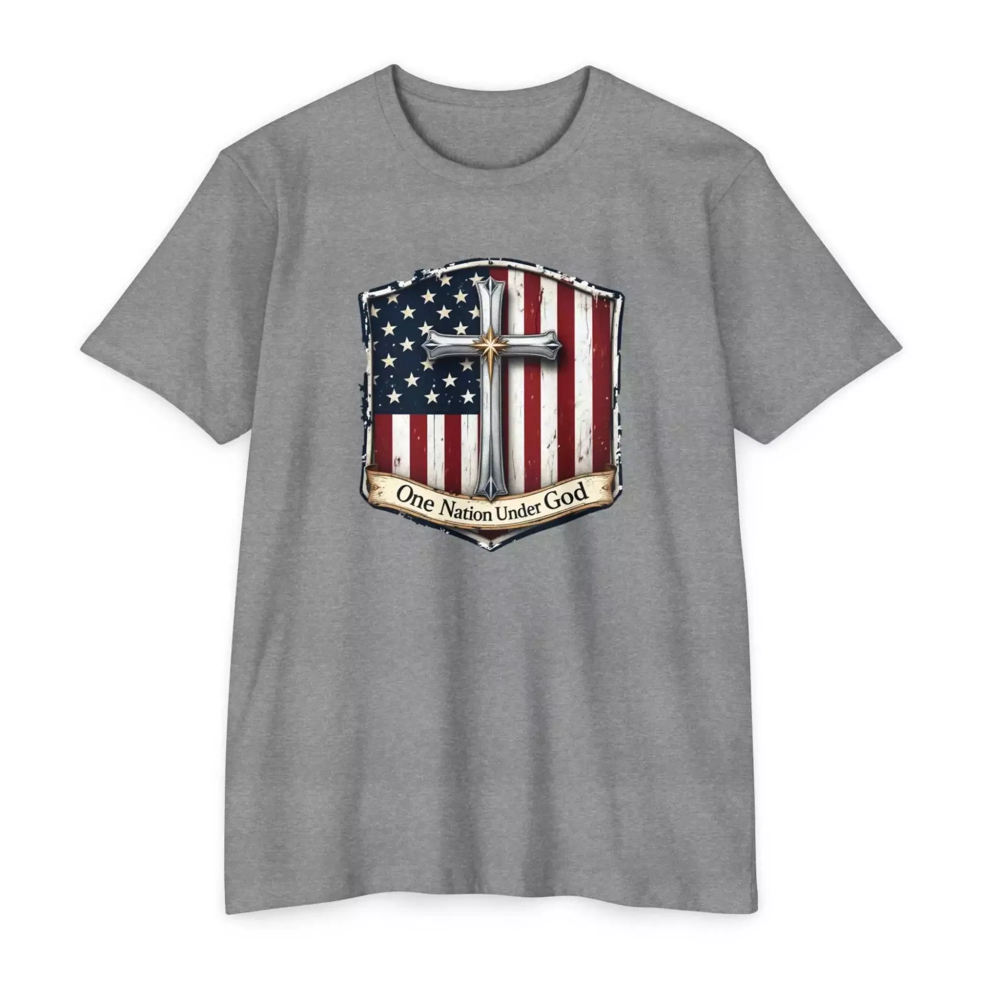 Patriotic Faith T-Shirt, Unisex Tee, Casual Wear, Christian Apparel, Memorial Day Gift, 4th of July Shirt, Everyday Comfort - Image 11