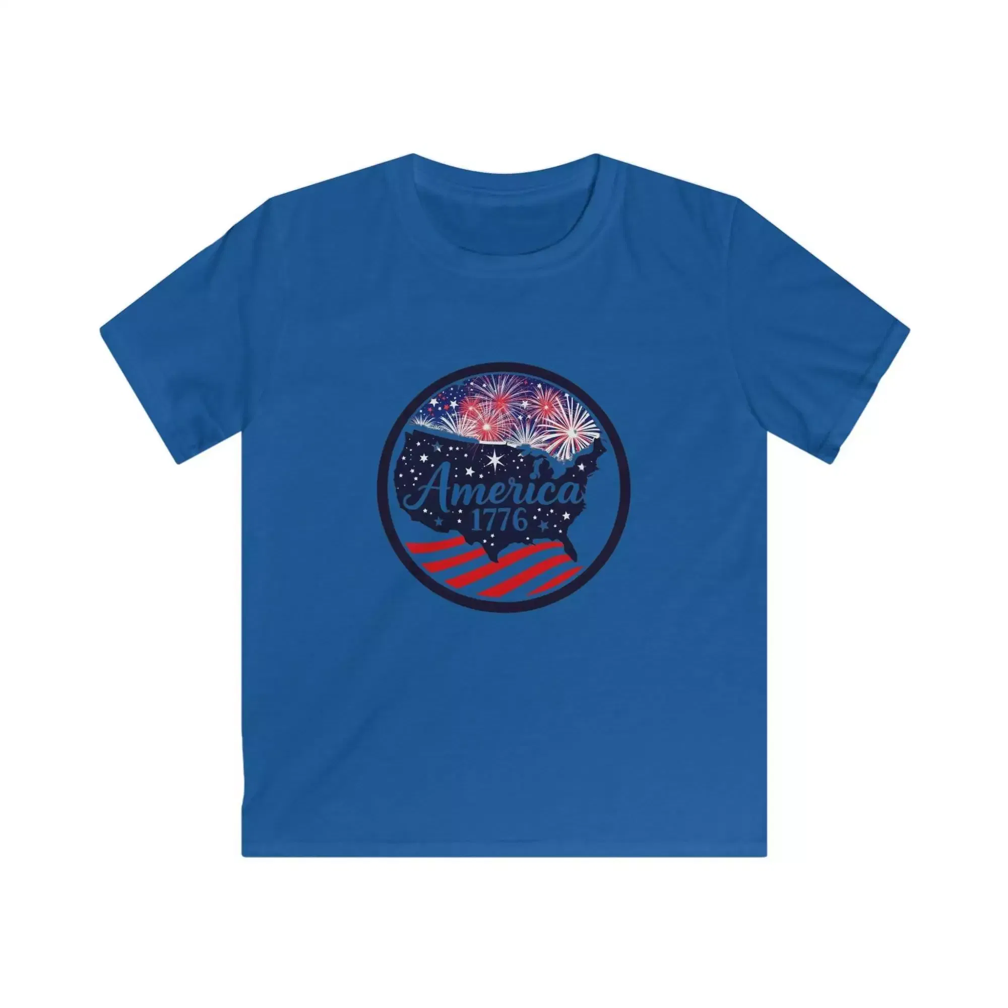 Kids Independence Day Tee, 4th of July Shirt, Patriotic Kids Apparel, Fireworks T-Shirt, USA Celebration Top - Image 4
