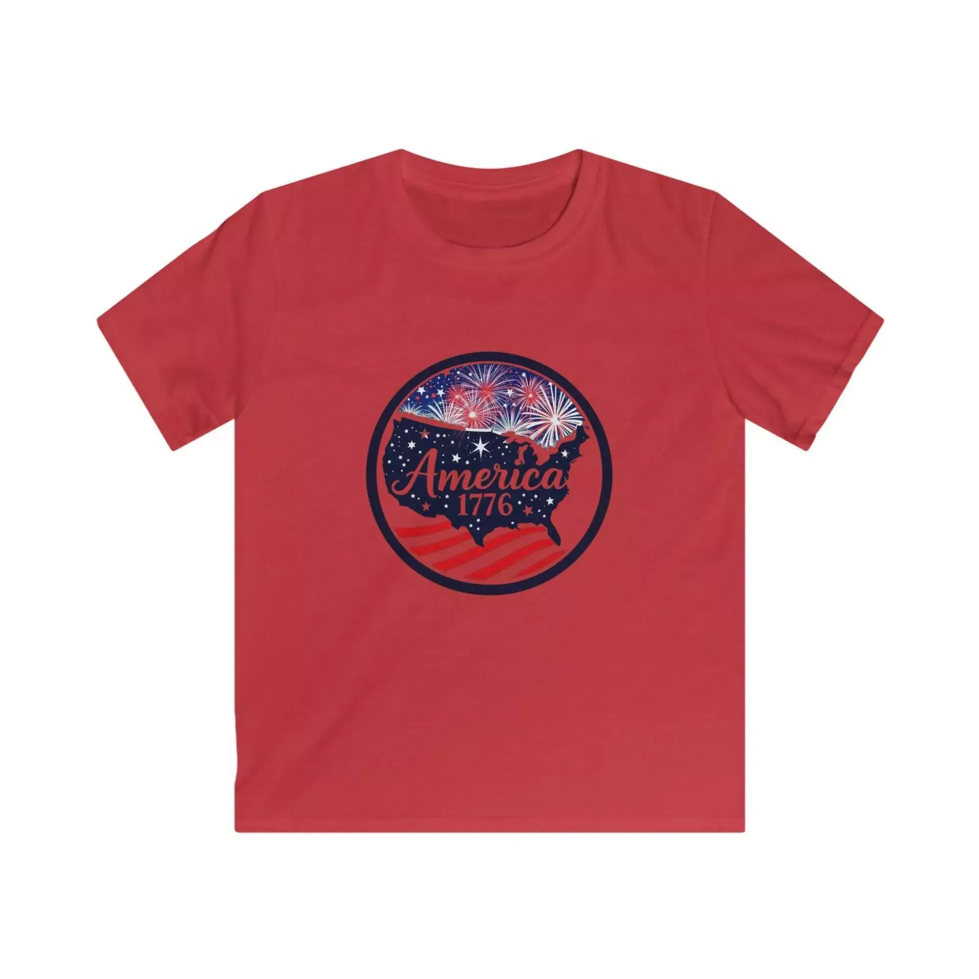 Kids Independence Day Tee, 4th of July Shirt, Patriotic Kids Apparel, Fireworks T-Shirt, USA Celebration Top - Image 5