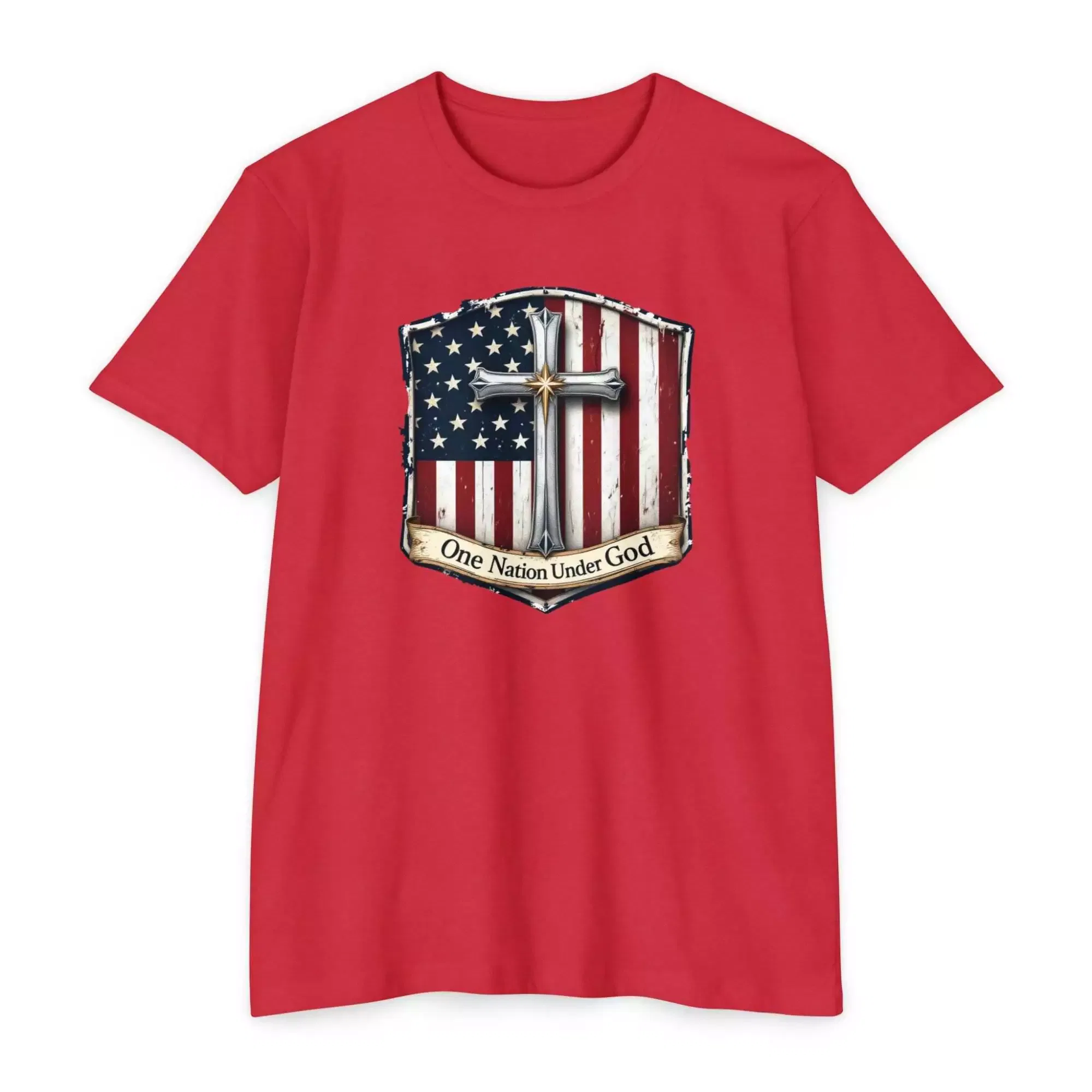 Patriotic Faith T-Shirt, Unisex Tee, Casual Wear, Christian Apparel, Memorial Day Gift, 4th of July Shirt, Everyday Comfort - Image 13