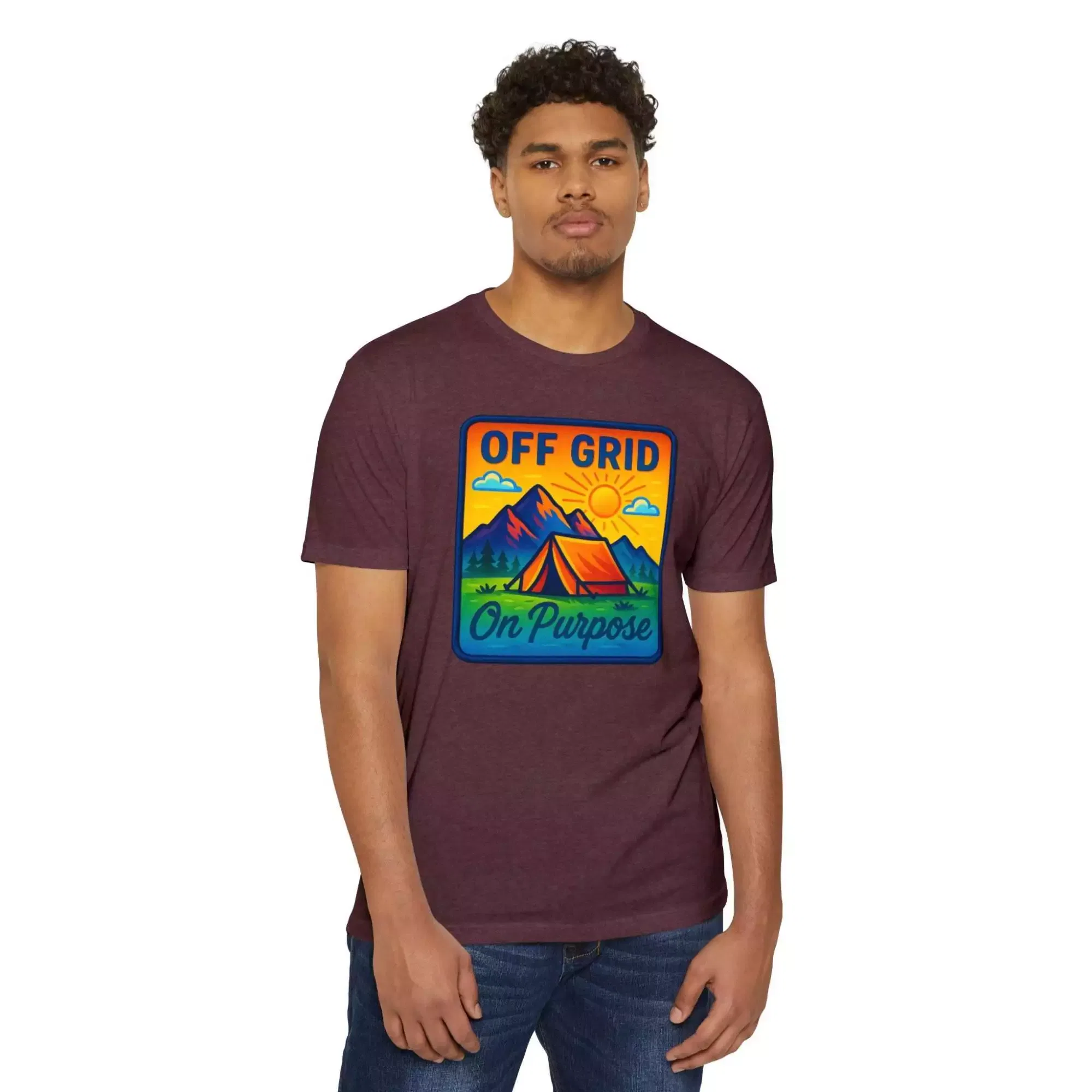 Off Grid Adventure Unisex T-Shirt, Eco-Friendly Tee, Camping Shirt, Outdoor Gift, Summer Casual Wear - Image 26