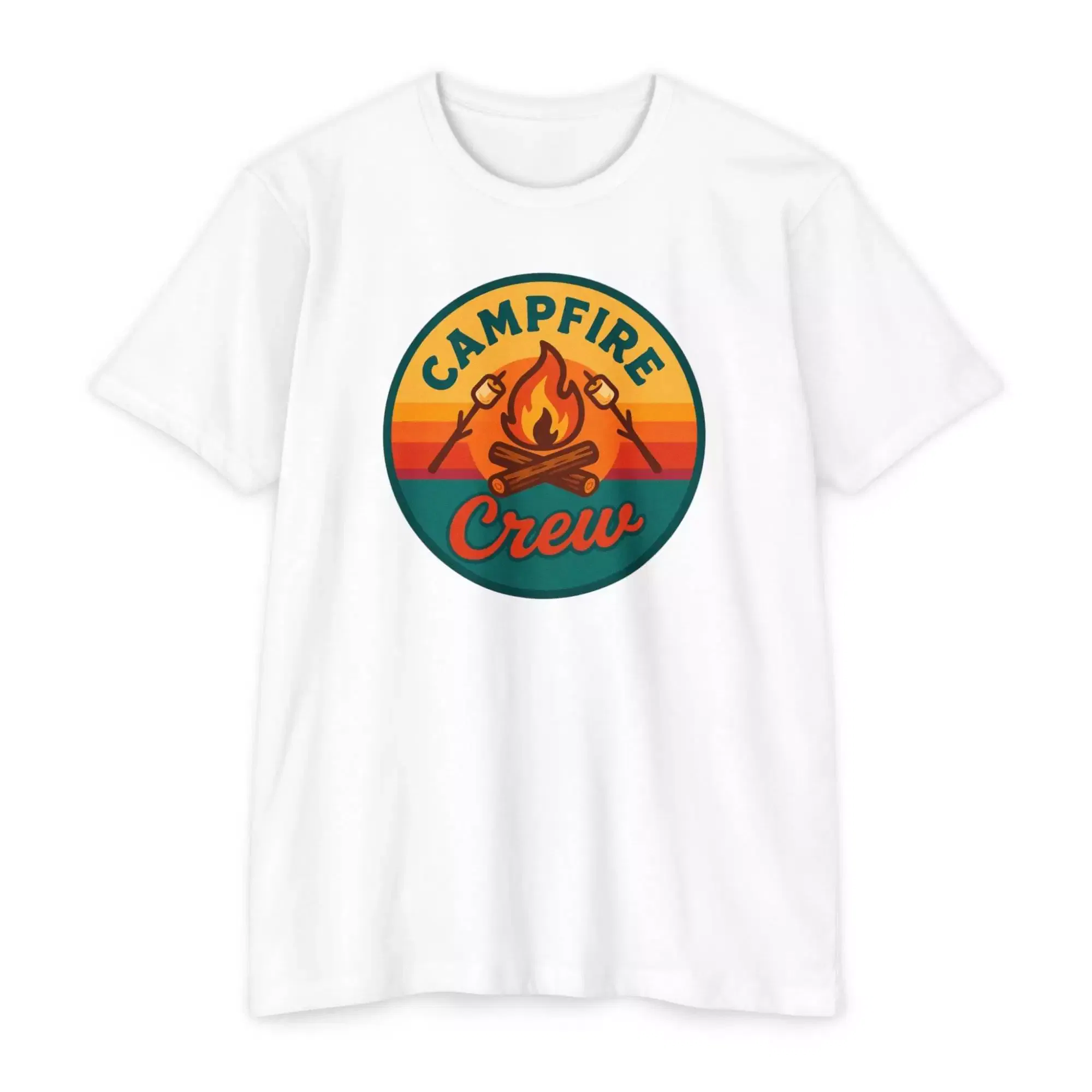 Unisex Campfire Crew T-Shirt, Adventure Shirt, Camping Apparel, Outdoor Gear, Summer Essentials, Casual Wear - Image 22