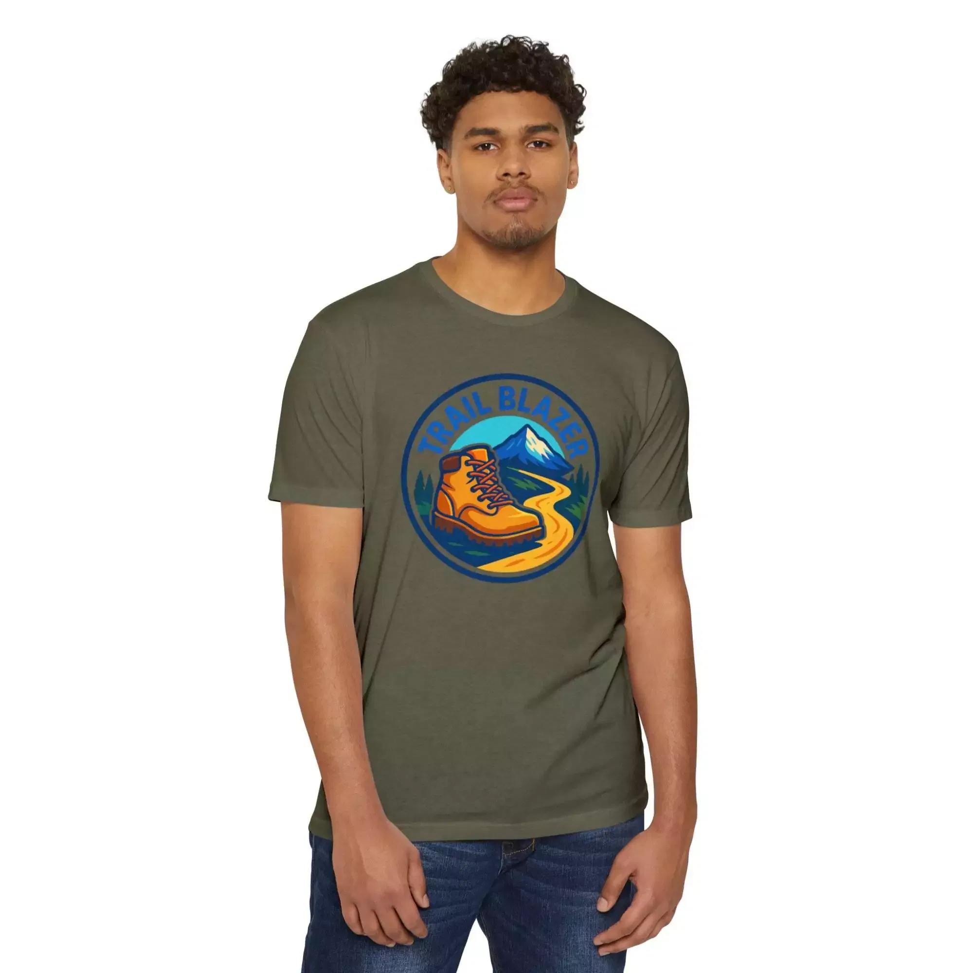 Trail Blazer Adventure T-shirt for Nature Lovers, Hiking Gifts, Mountain Apparel, Unisex Outdoor Tee, Perfect for Campers - Image 2