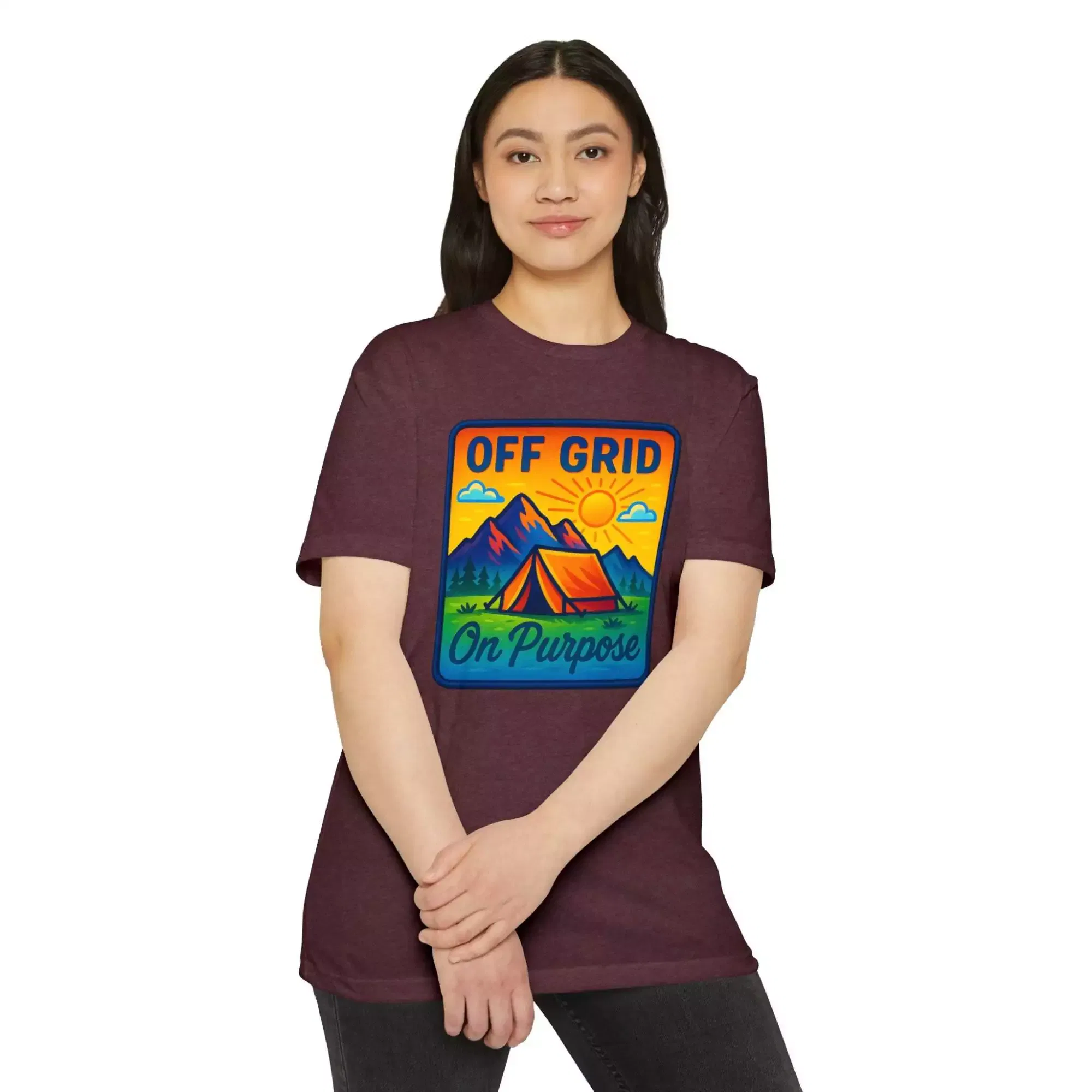 Off Grid Adventure Unisex T-Shirt, Eco-Friendly Tee, Camping Shirt, Outdoor Gift, Summer Casual Wear - Image 27