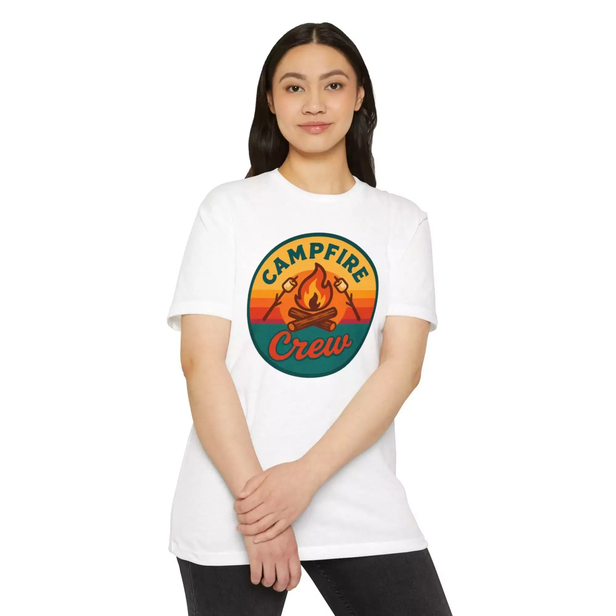 Unisex Campfire Crew T-Shirt, Adventure Shirt, Camping Apparel, Outdoor Gear, Summer Essentials, Casual Wear - Image 24