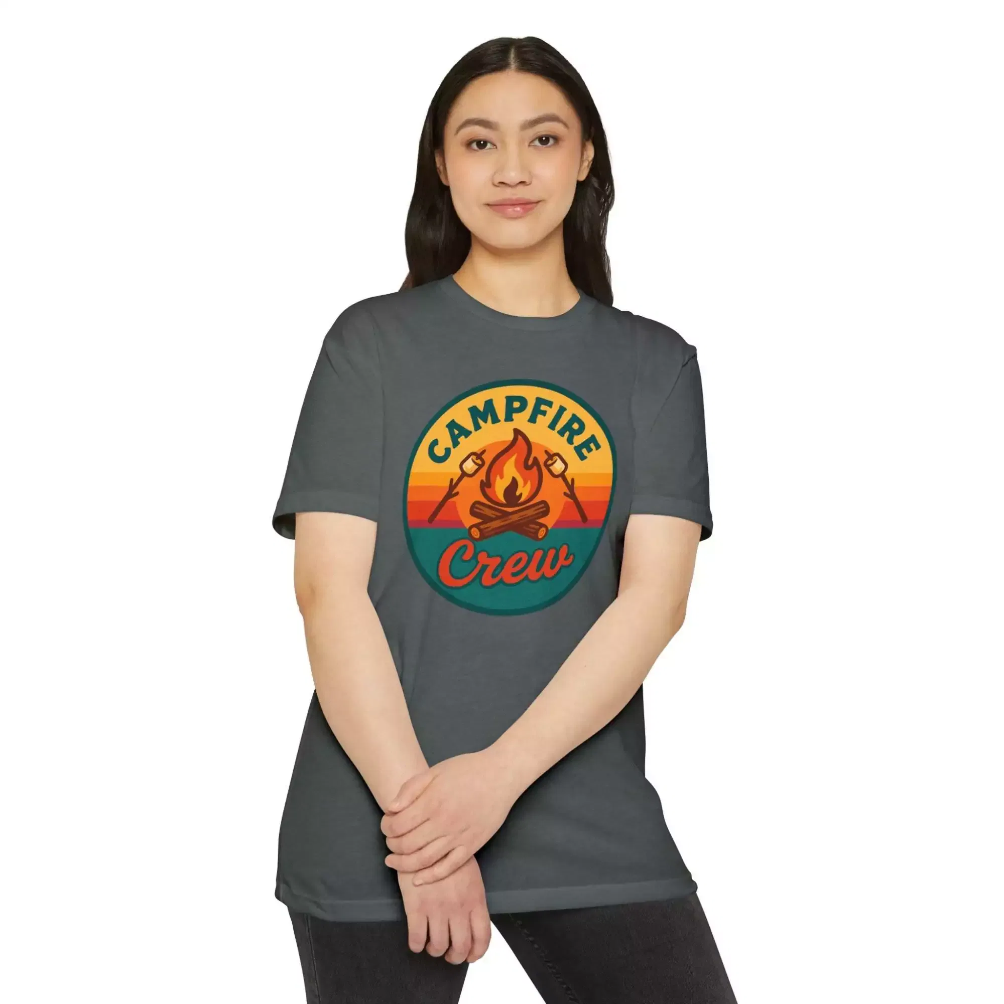 Unisex Campfire Crew T-Shirt, Adventure Shirt, Camping Apparel, Outdoor Gear, Summer Essentials, Casual Wear - Image 21
