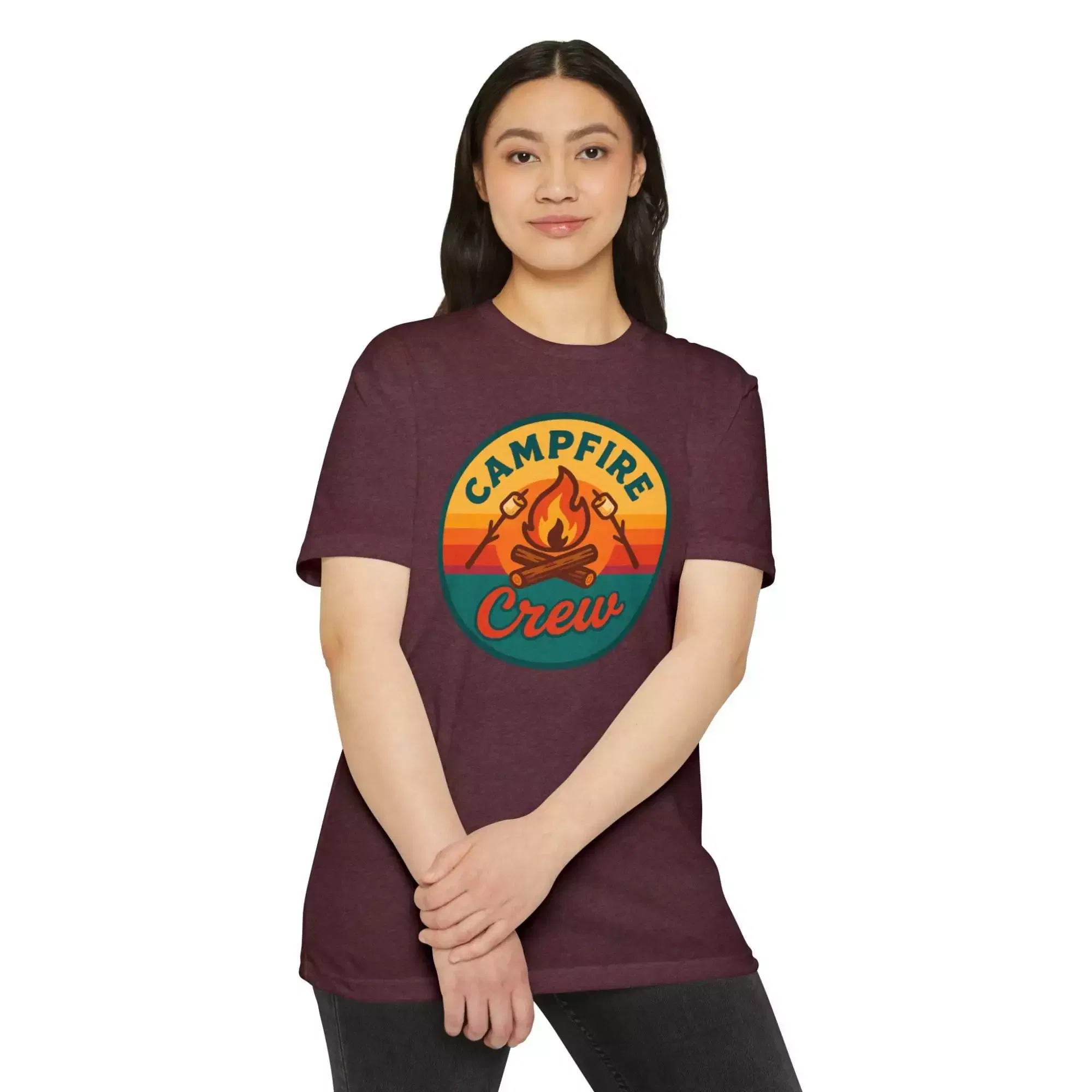 Unisex Campfire Crew T-Shirt, Adventure Shirt, Camping Apparel, Outdoor Gear, Summer Essentials, Casual Wear - Image 36