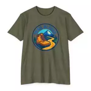 Trail Blazer Adventure T-shirt for Nature Lovers, Hiking Gifts, Mountain Apparel, Unisex Outdoor Tee, Perfect for Campers