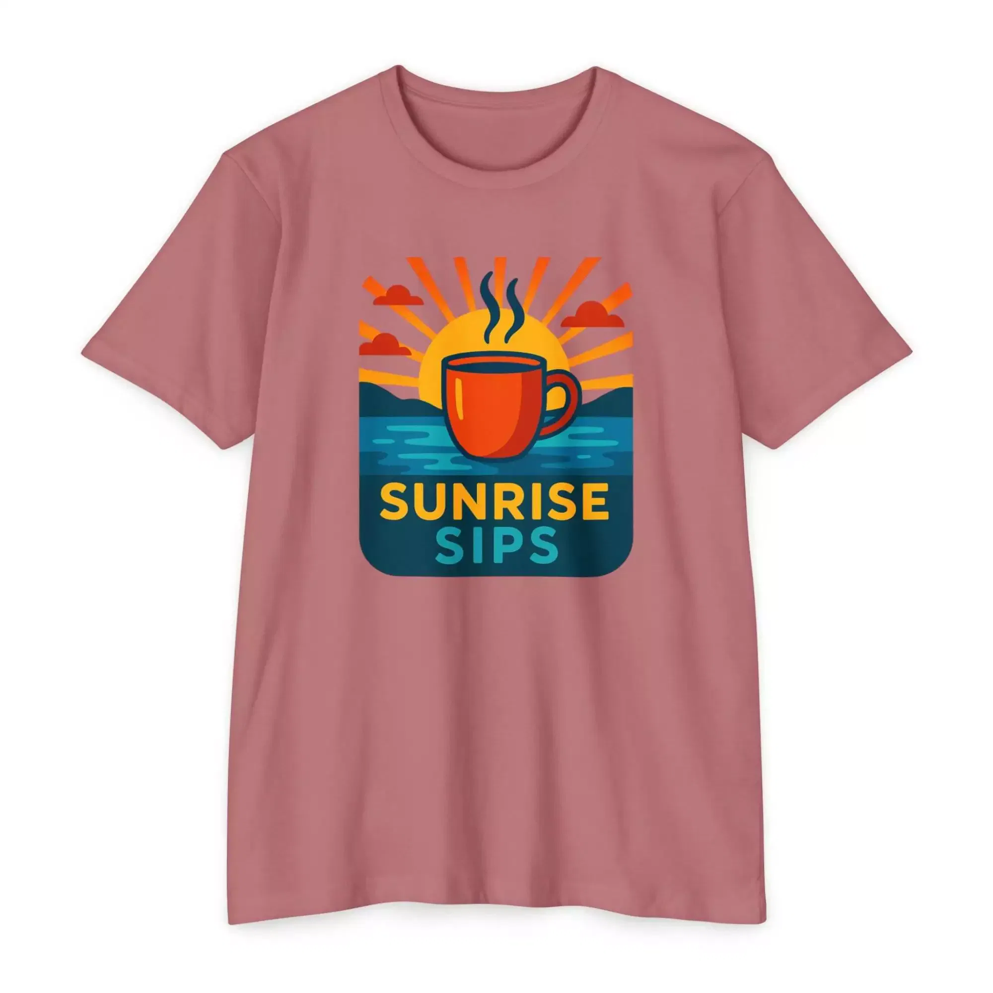 Sunrise Sips T-shirt, Perfect for Coffee Lovers, Casual Wear, Gift for Baristas, Summer Vibes, Relaxed Fit Tees - Image 28