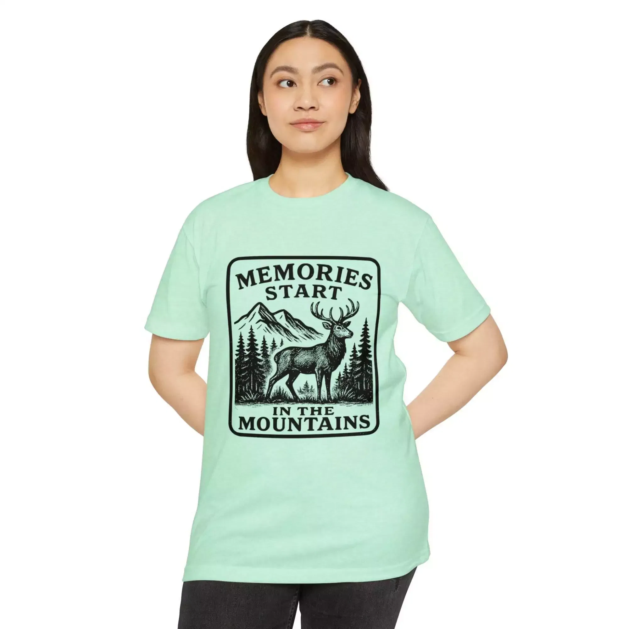 Mountain Memories Graphic Tee - Unisex Adventure Shirt for Nature Lovers, Casual Wear, Gift for Outdoorsy Friends - Image 6