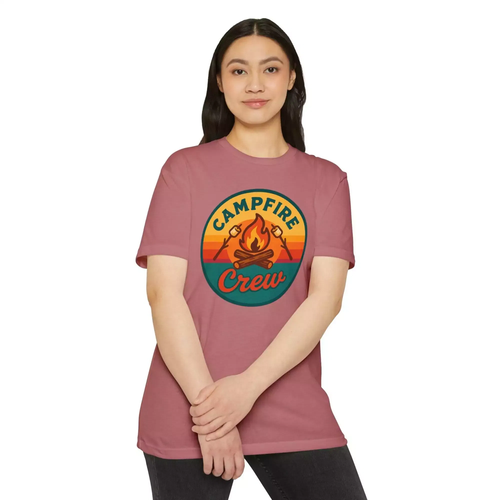 Unisex Campfire Crew T-Shirt, Adventure Shirt, Camping Apparel, Outdoor Gear, Summer Essentials, Casual Wear - Image 30