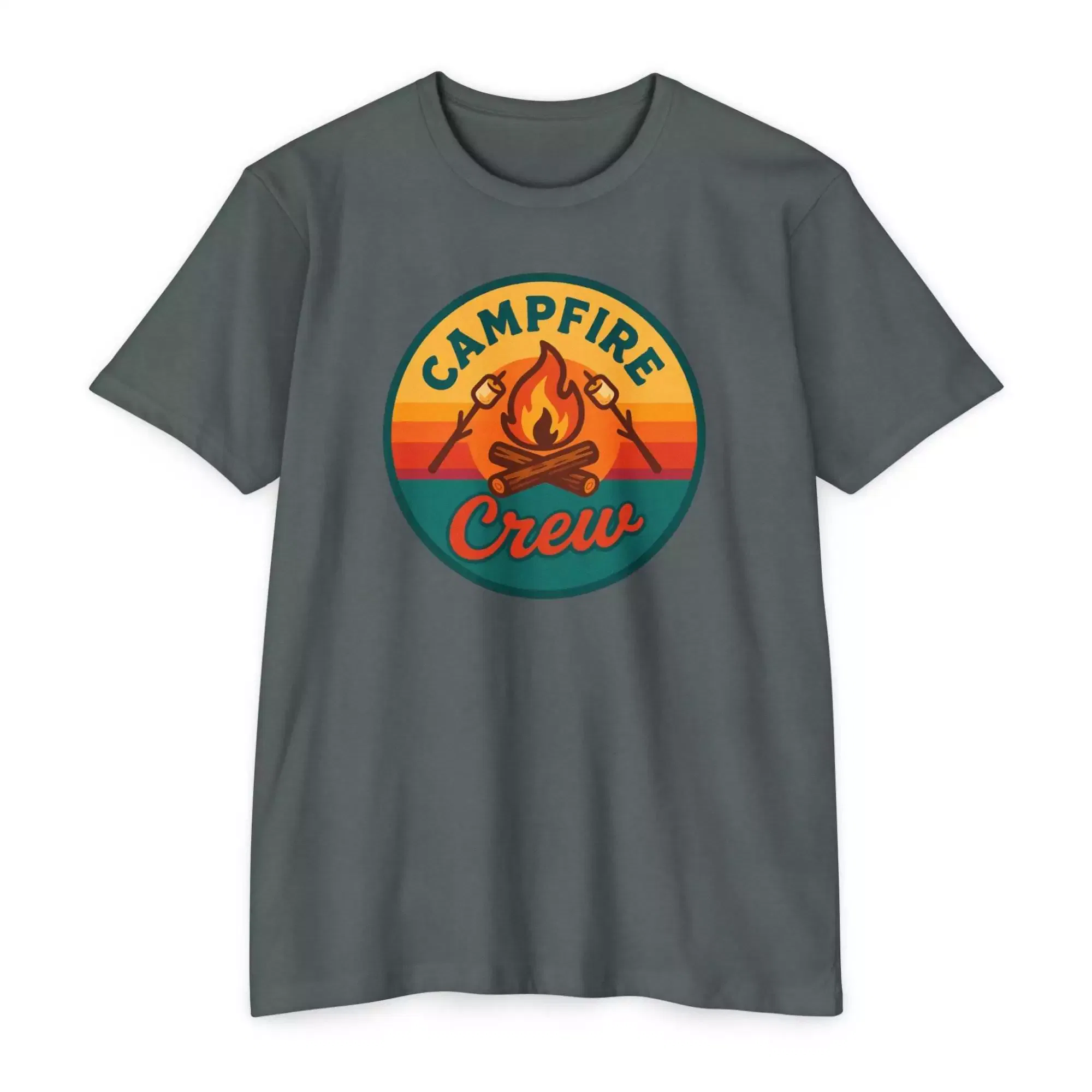 Unisex Campfire Crew T-Shirt, Adventure Shirt, Camping Apparel, Outdoor Gear, Summer Essentials, Casual Wear - Image 19