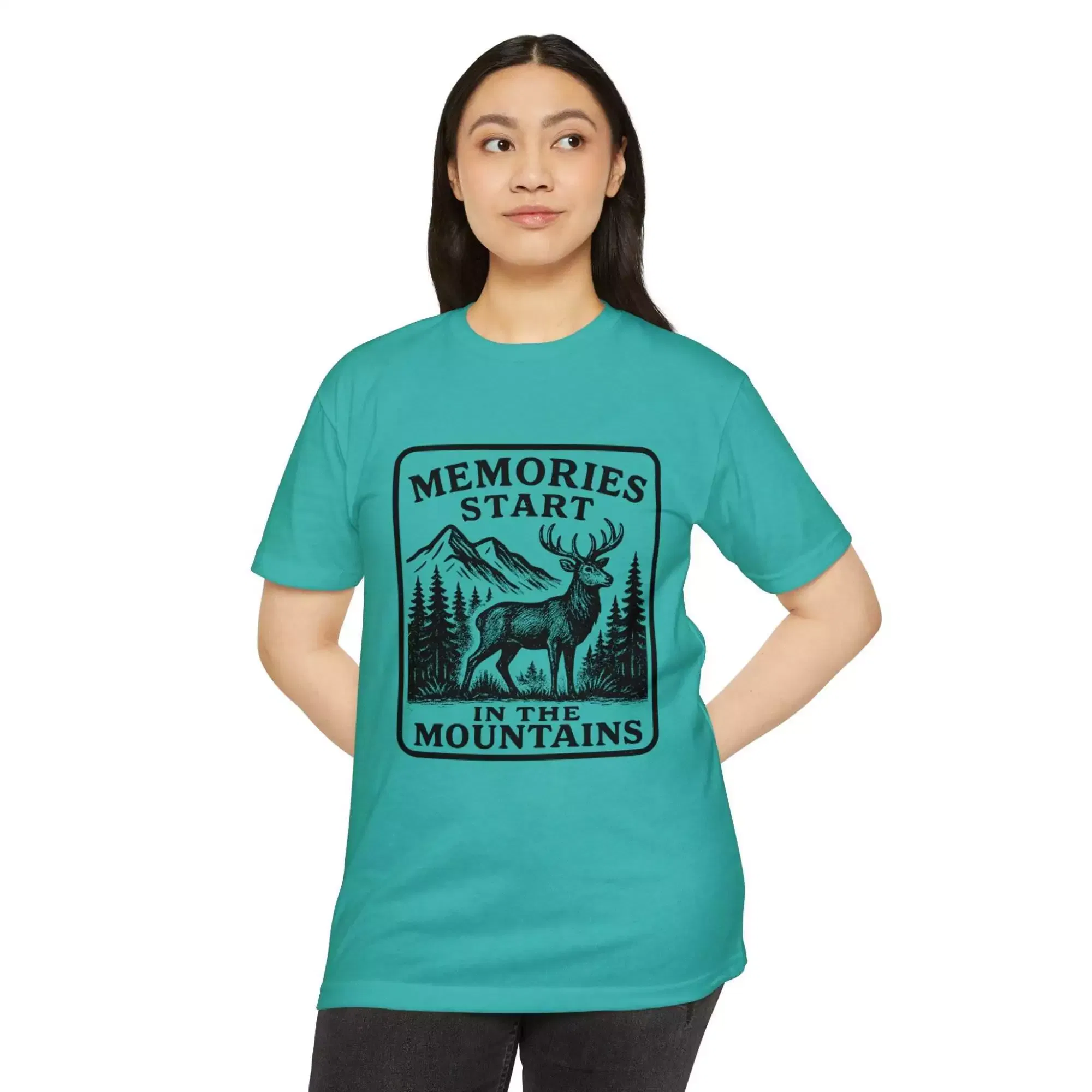 Mountain Memories Graphic Tee - Unisex Adventure Shirt for Nature Lovers, Casual Wear, Gift for Outdoorsy Friends - Image 9