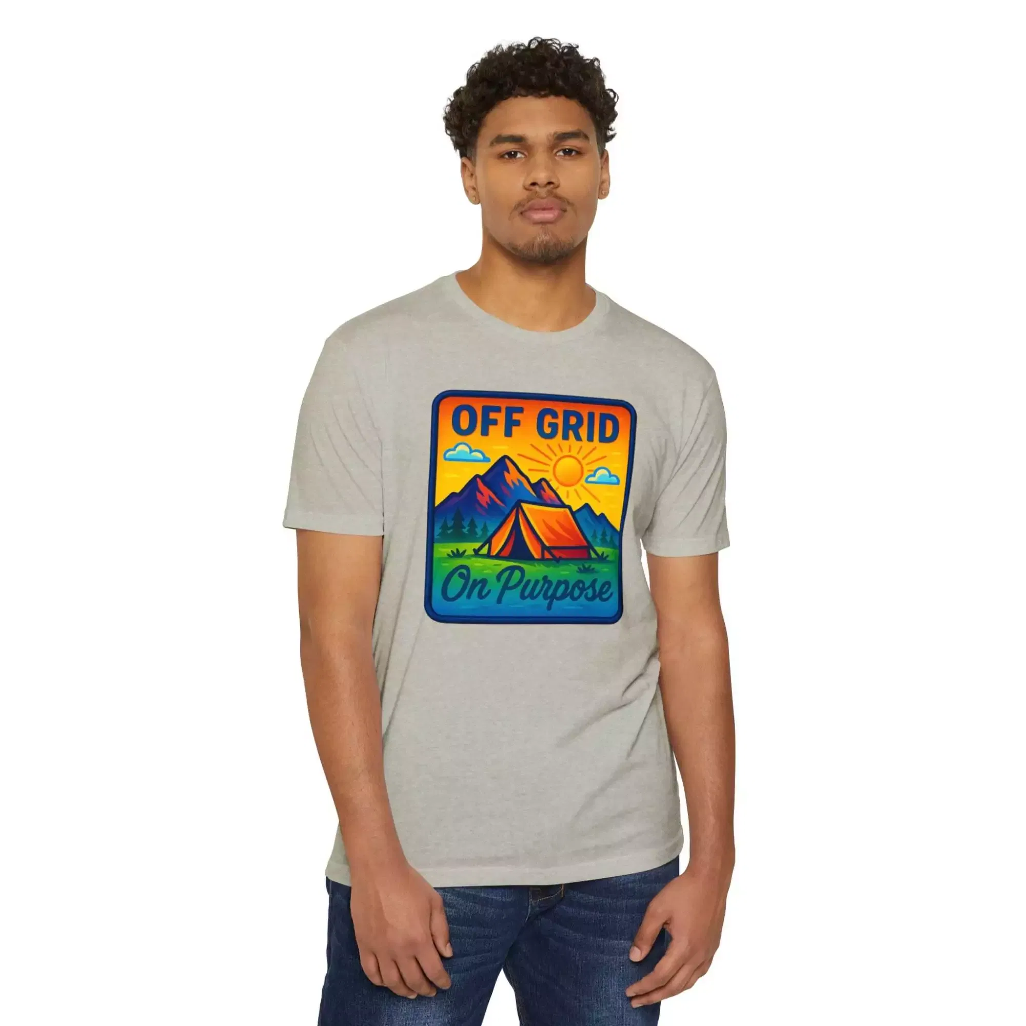 Off Grid Adventure Unisex T-Shirt, Eco-Friendly Tee, Camping Shirt, Outdoor Gift, Summer Casual Wear - Image 11