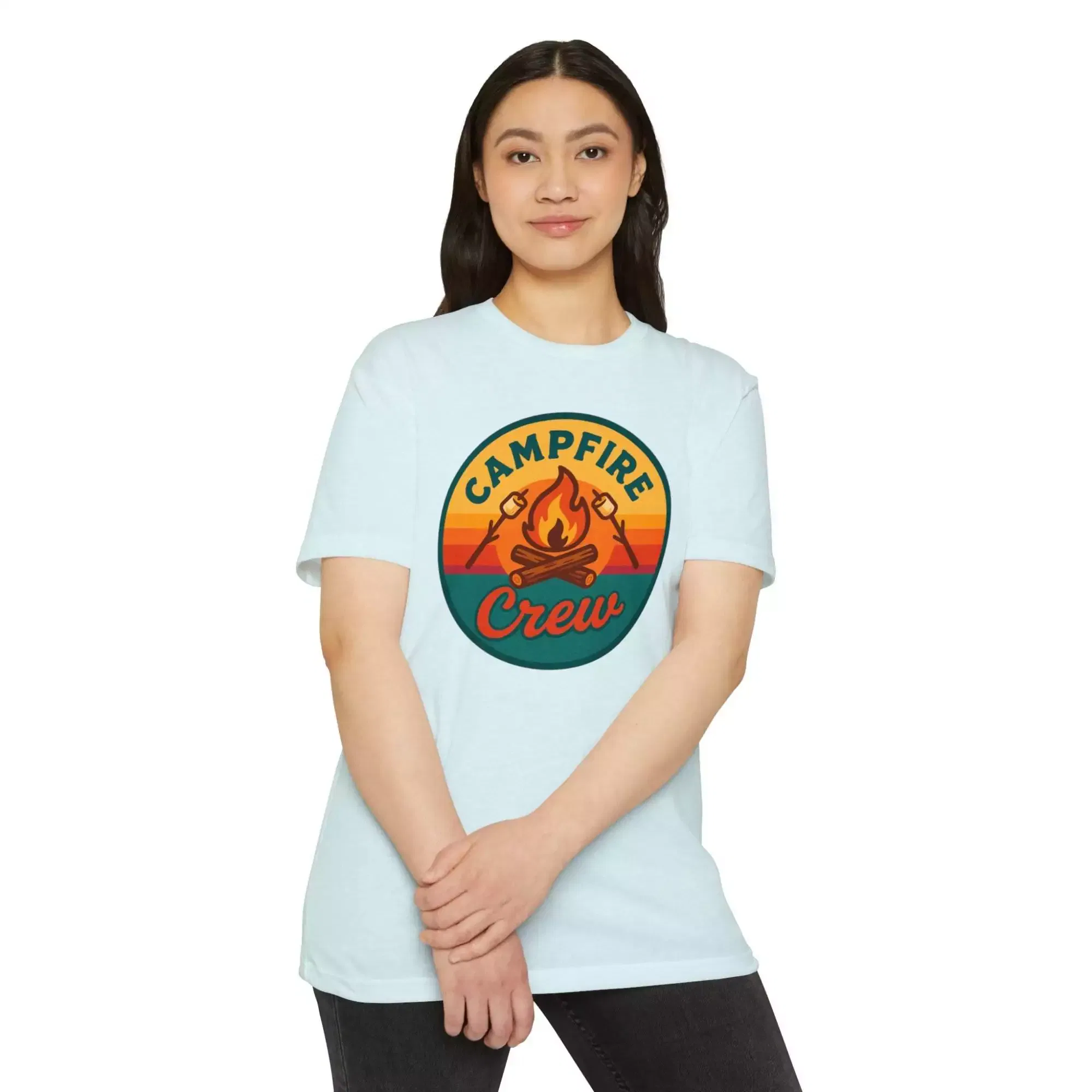 Unisex Campfire Crew T-Shirt, Adventure Shirt, Camping Apparel, Outdoor Gear, Summer Essentials, Casual Wear - Image 18