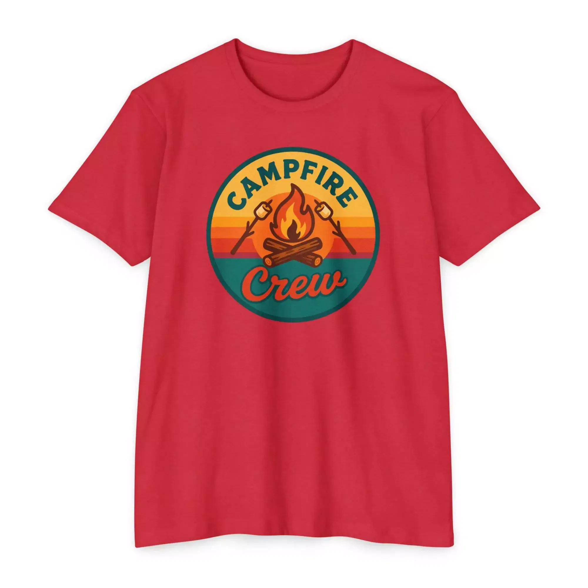 Unisex Campfire Crew T-Shirt, Adventure Shirt, Camping Apparel, Outdoor Gear, Summer Essentials, Casual Wear - Image 31