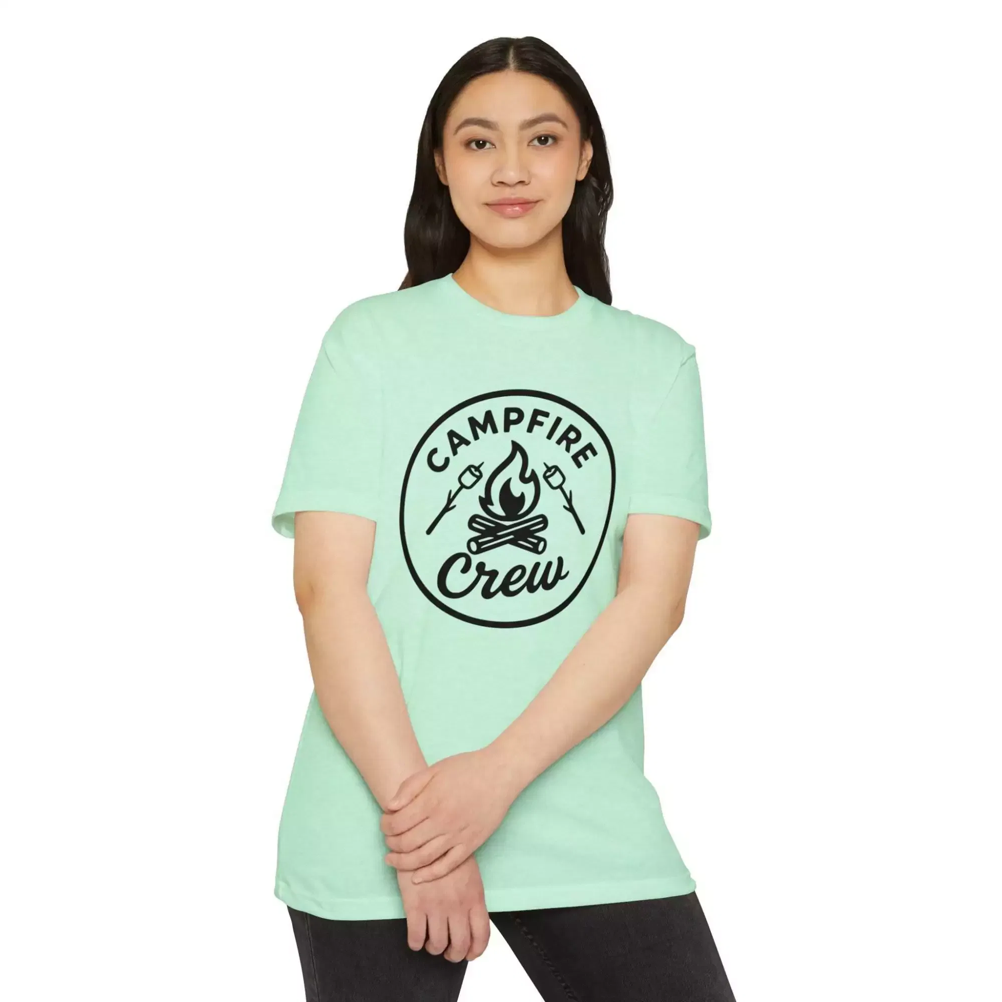Campfire Crew T-Shirt, Unisex Jersey Tee, Perfect for Camping, Outdoor Adventures, Summer Festivals, Gift for Nature Lovers - Image 9