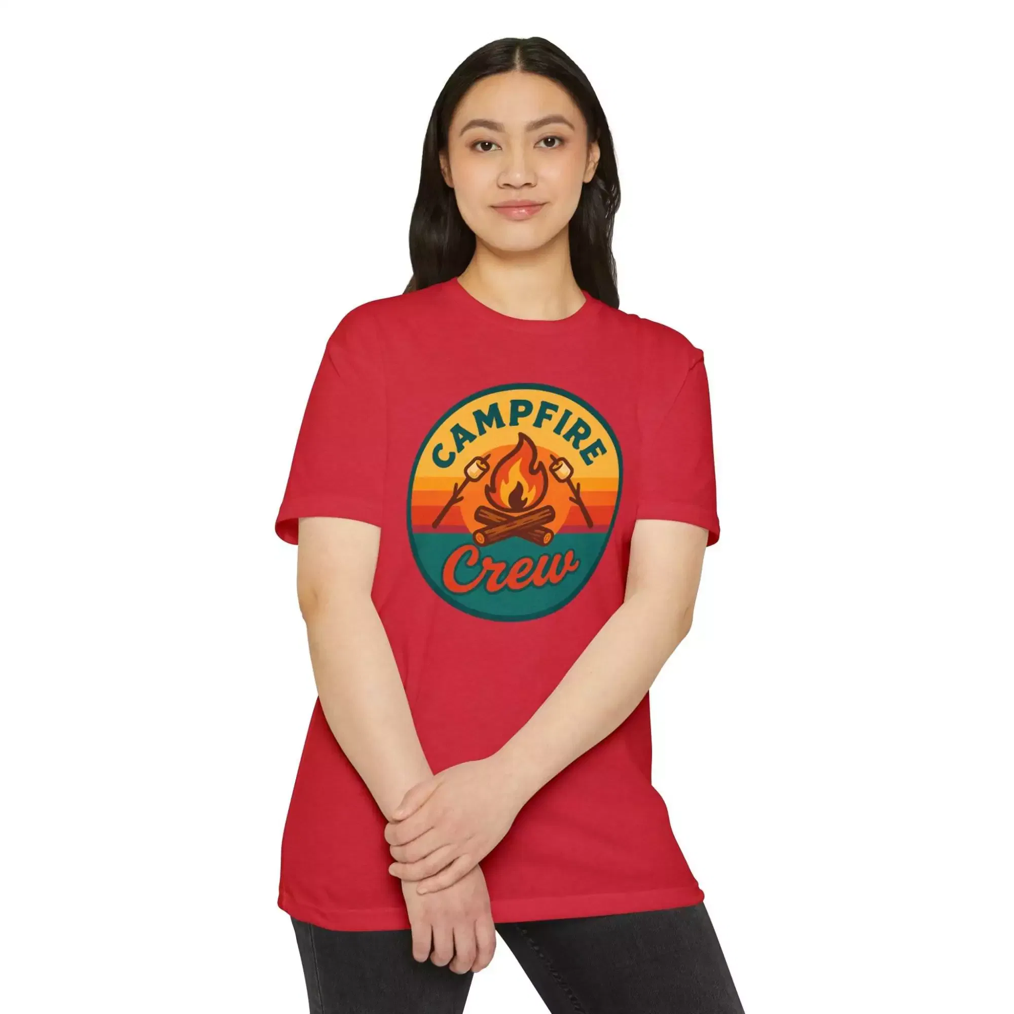 Unisex Campfire Crew T-Shirt, Adventure Shirt, Camping Apparel, Outdoor Gear, Summer Essentials, Casual Wear - Image 33
