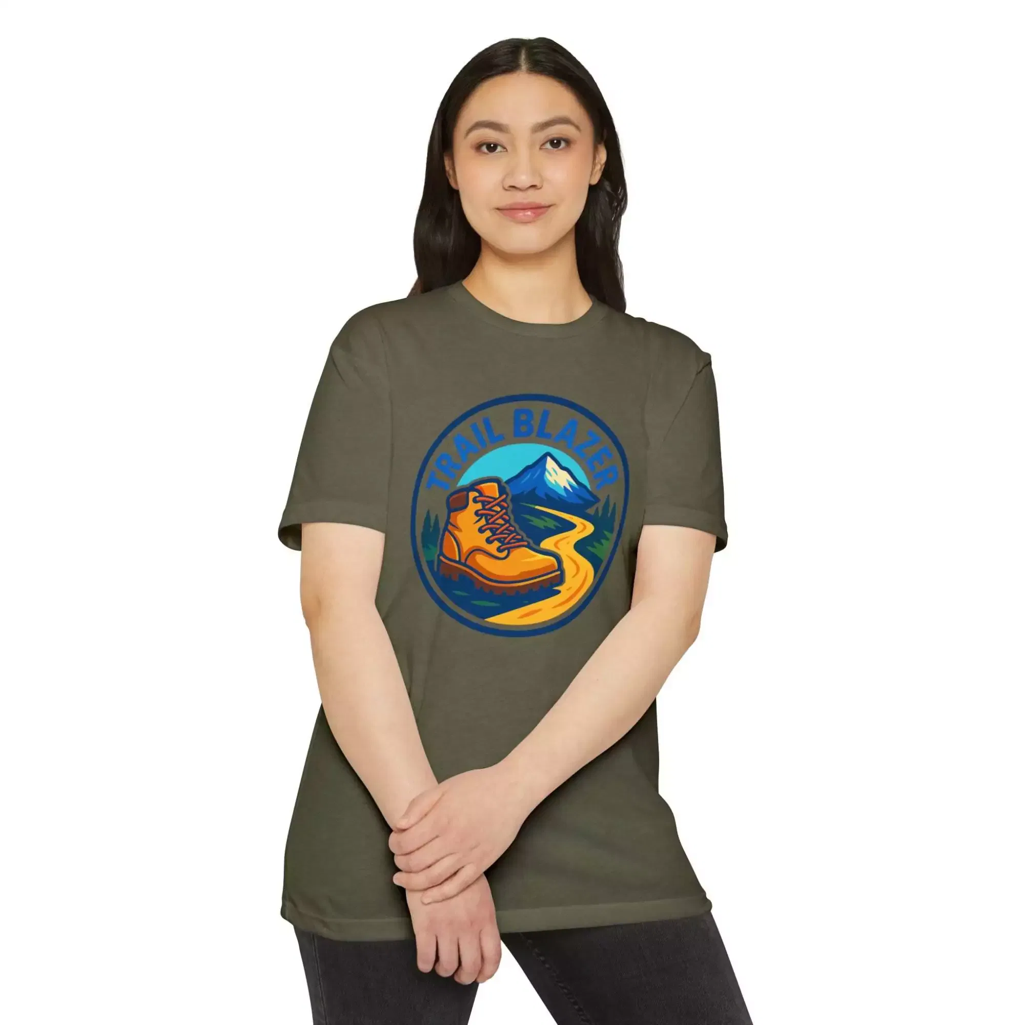 Trail Blazer Adventure T-shirt for Nature Lovers, Hiking Gifts, Mountain Apparel, Unisex Outdoor Tee, Perfect for Campers - Image 3