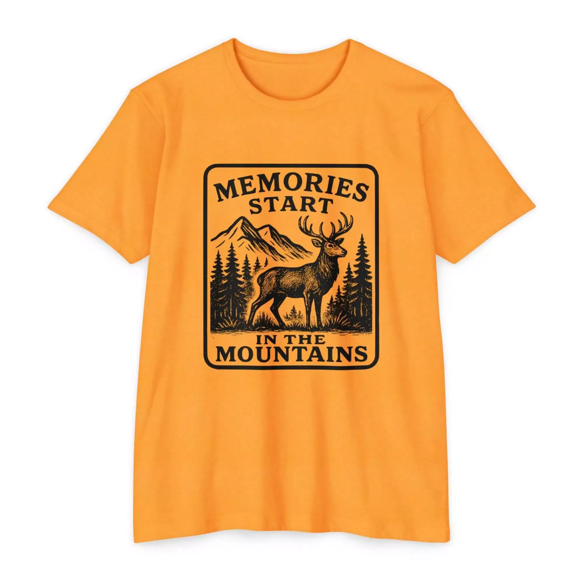 Mountain Memories Graphic Tee - Unisex Adventure Shirt for Nature Lovers, Casual Wear, Gift for Outdoorsy Friends