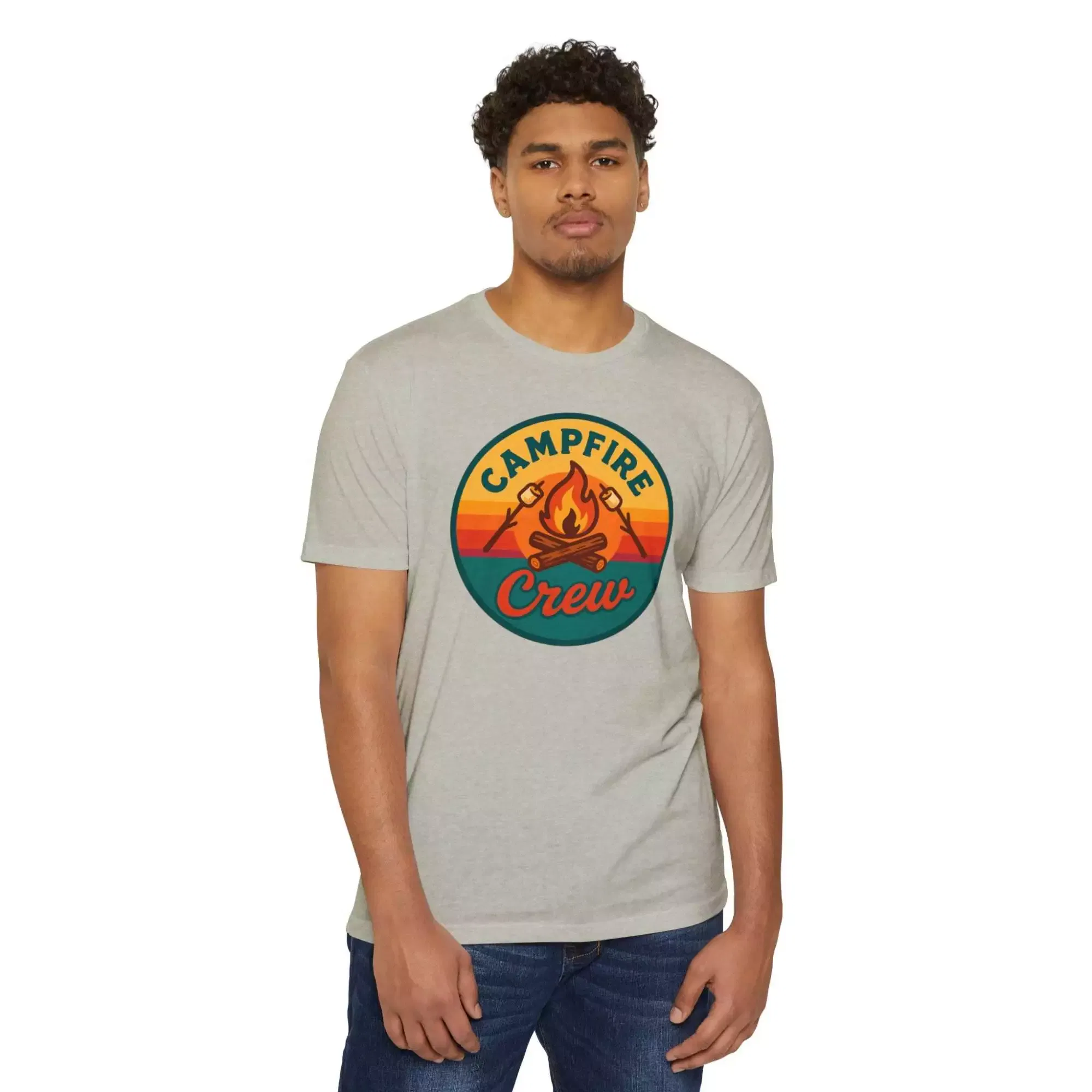 Unisex Campfire Crew T-Shirt, Adventure Shirt, Camping Apparel, Outdoor Gear, Summer Essentials, Casual Wear - Image 14