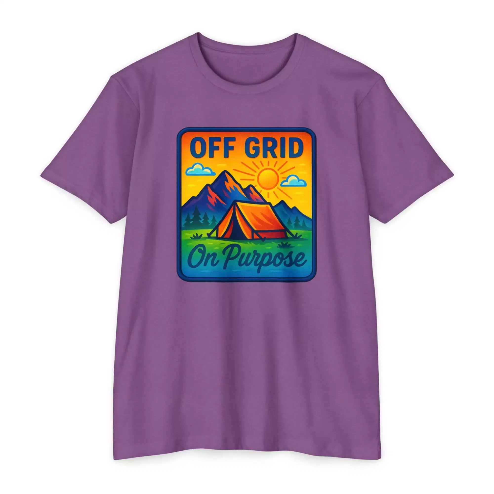 Off Grid Adventure Unisex T-Shirt, Eco-Friendly Tee, Camping Shirt, Outdoor Gift, Summer Casual Wear - Image 19