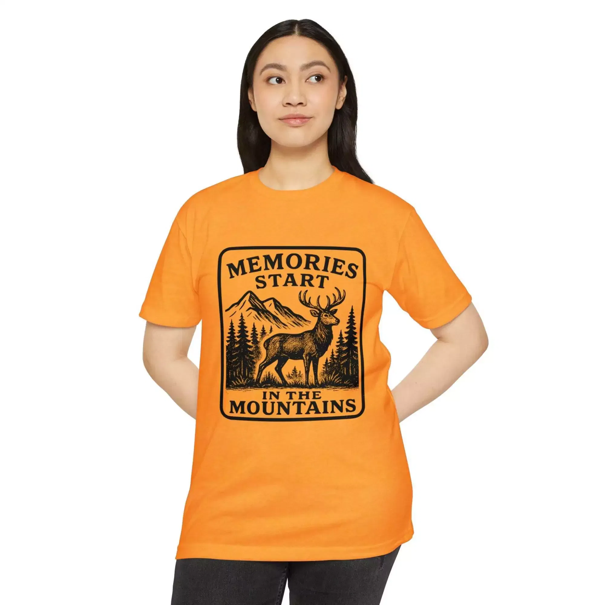 Mountain Memories Graphic Tee - Unisex Adventure Shirt for Nature Lovers, Casual Wear, Gift for Outdoorsy Friends - Image 3
