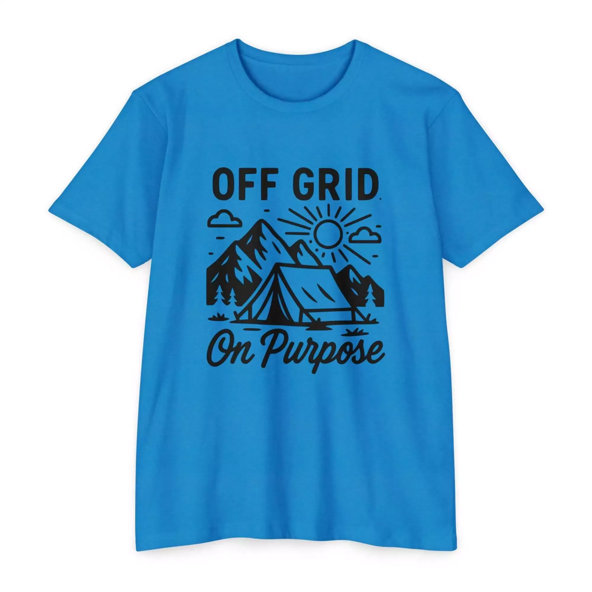 Unisex Outdoor Adventure T-Shirt | Off Grid On Purpose | Hiking, Camping, Travel, Nature Lover, Gift for Outdoorsy Friends - Image 19