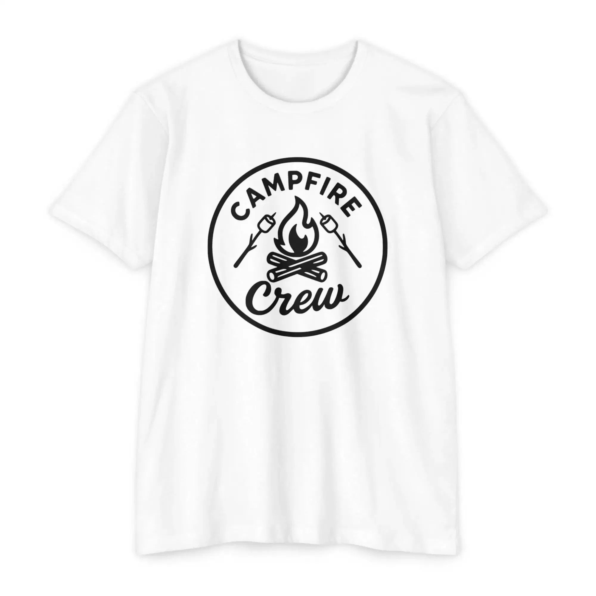 Campfire Crew T-Shirt, Unisex Jersey Tee, Perfect for Camping, Outdoor Adventures, Summer Festivals, Gift for Nature Lovers - Image 10