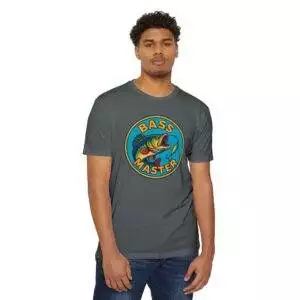 Bass Master Unisex T-Shirt, Fishing Apparel, Summer Outfit, Outdoor Enthusiast Gift, Father’s Day Present, Casual Wear