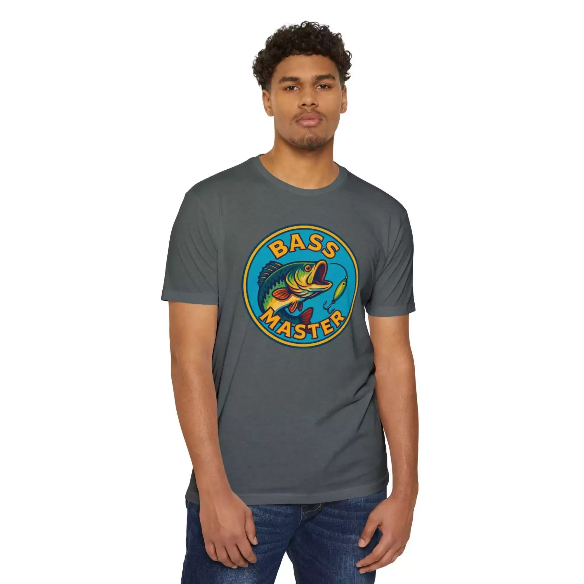 Bass Master Unisex T-Shirt, Fishing Apparel, Summer Outfit, Outdoor Enthusiast Gift, Father's Day Present, Casual Wear - Image 2