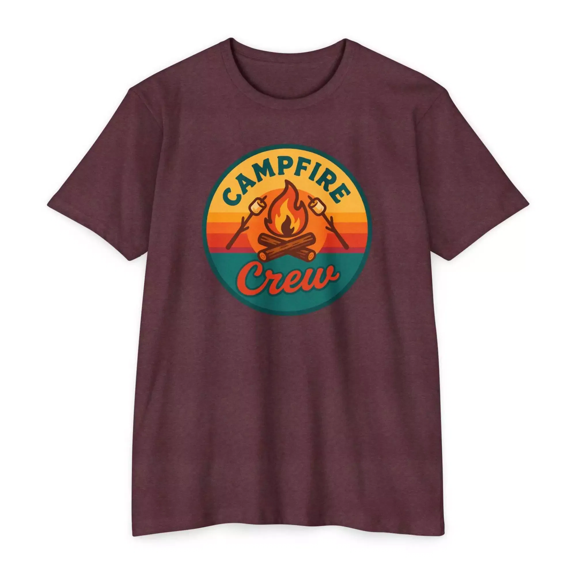 Unisex Campfire Crew T-Shirt, Adventure Shirt, Camping Apparel, Outdoor Gear, Summer Essentials, Casual Wear - Image 34