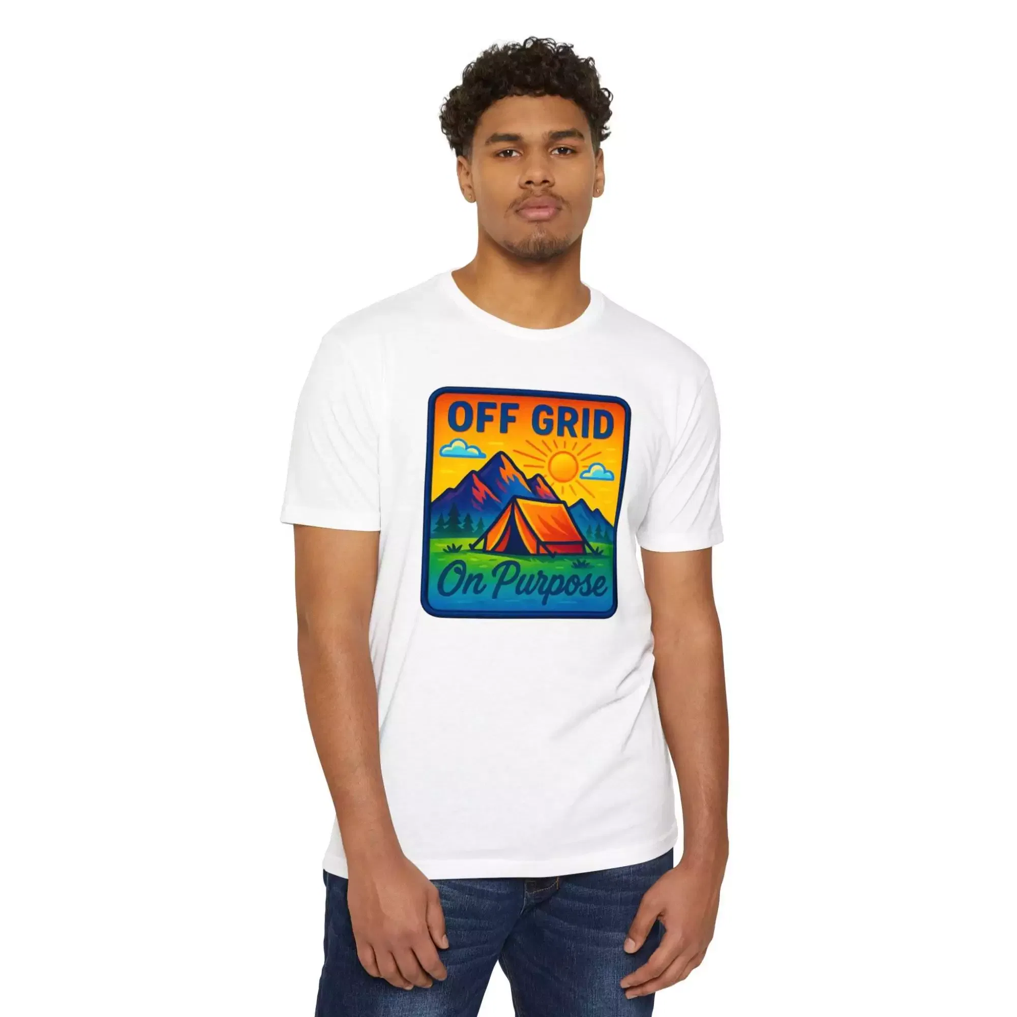 Off Grid Adventure Unisex T-Shirt, Eco-Friendly Tee, Camping Shirt, Outdoor Gift, Summer Casual Wear - Image 17
