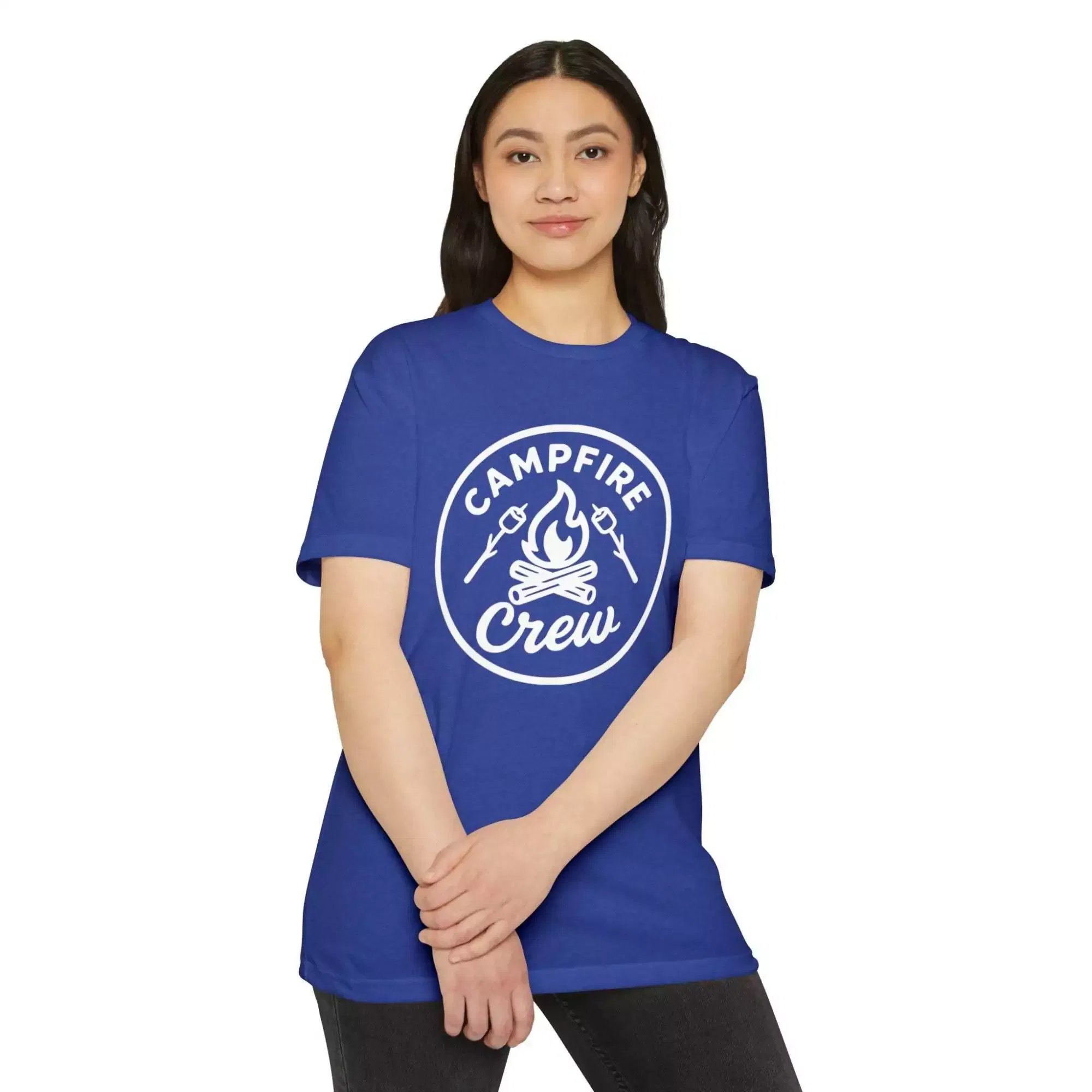 Campfire Crew T-Shirt, Unisex Jersey Tee, Perfect for Camping, Outdoor Adventures, Summer Festivals, Gift for Nature Lovers - Image 3