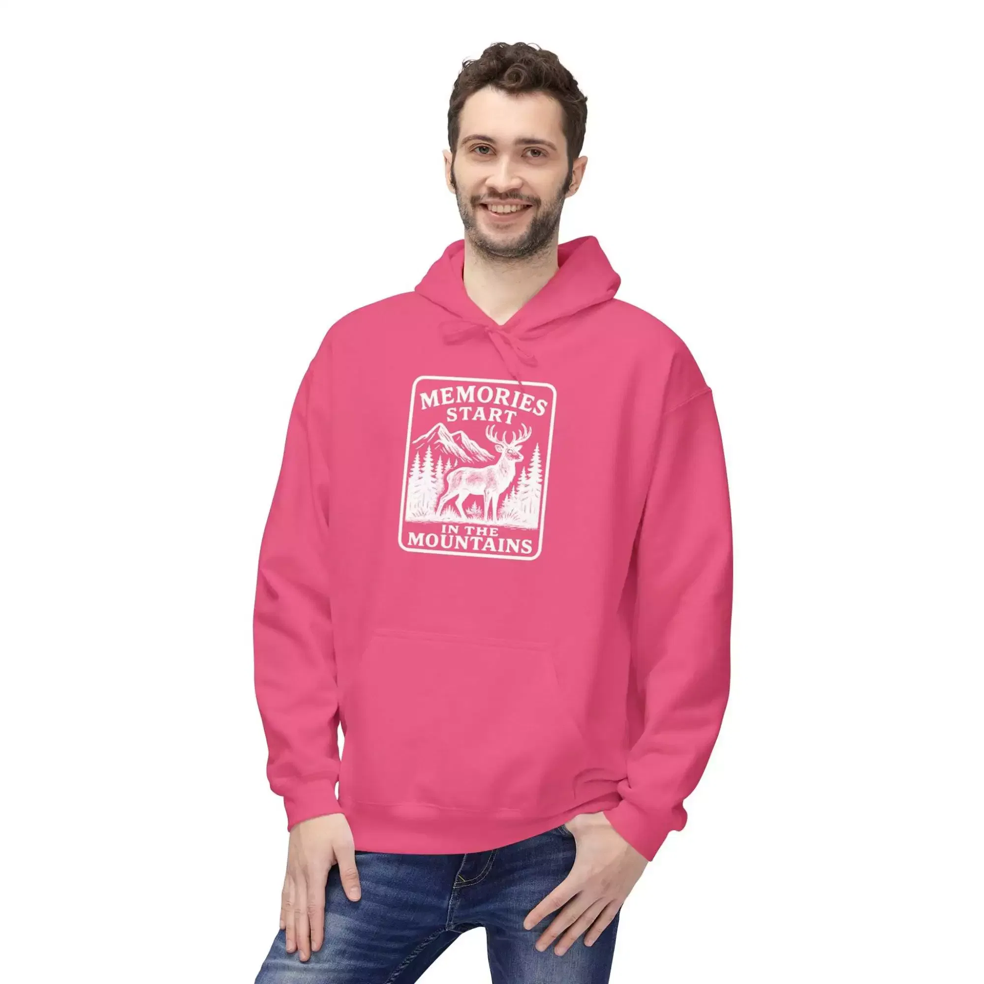 Memories Made in the Mountains Hoodie, Cozy Unisex Fleece Sweatshirt, Outdoor Adventure Apparel, Gift for Nature Lovers, Camping Gear - Image 39