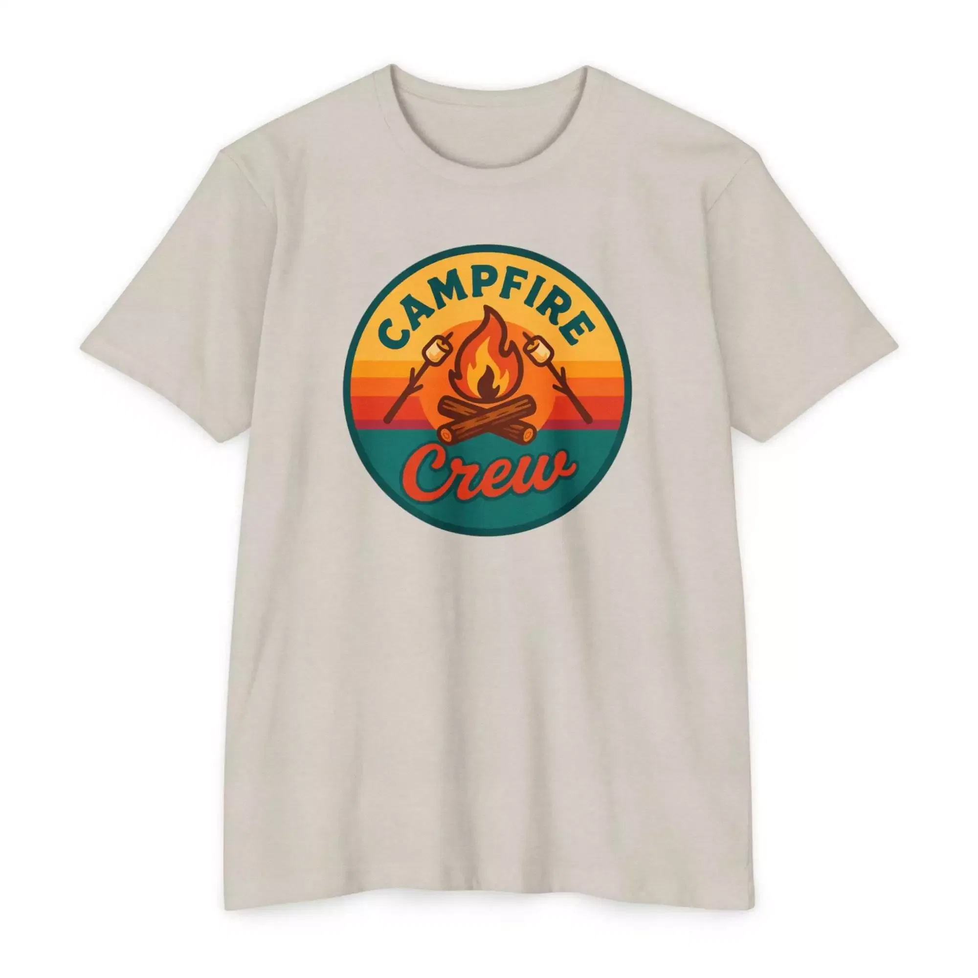 Unisex Campfire Crew T-Shirt, Adventure Shirt, Camping Apparel, Outdoor Gear, Summer Essentials, Casual Wear - Image 7