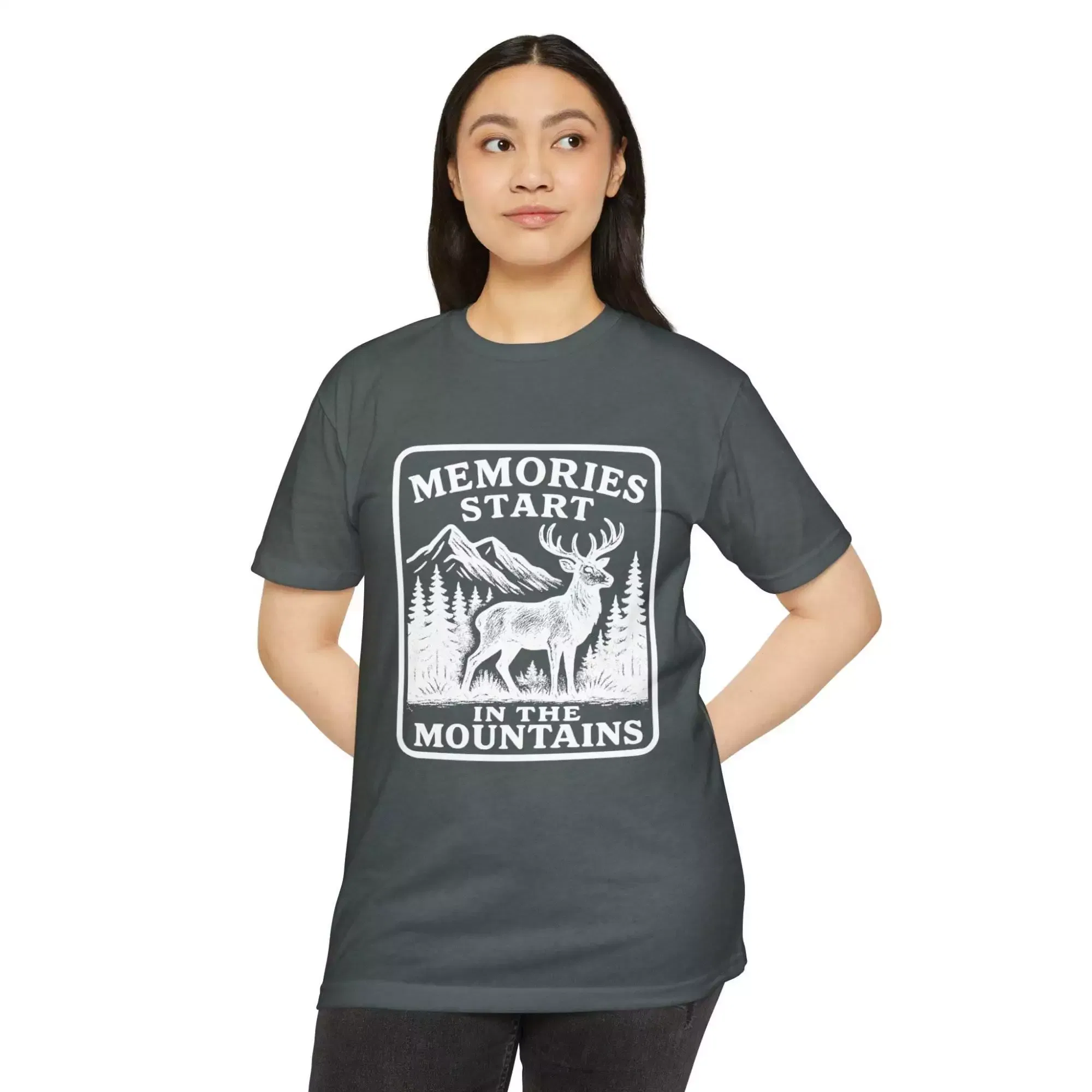 Mountain Memories Graphic Tee - Unisex Adventure Shirt for Nature Lovers, Casual Wear, Gift for Outdoorsy Friends - Image 12